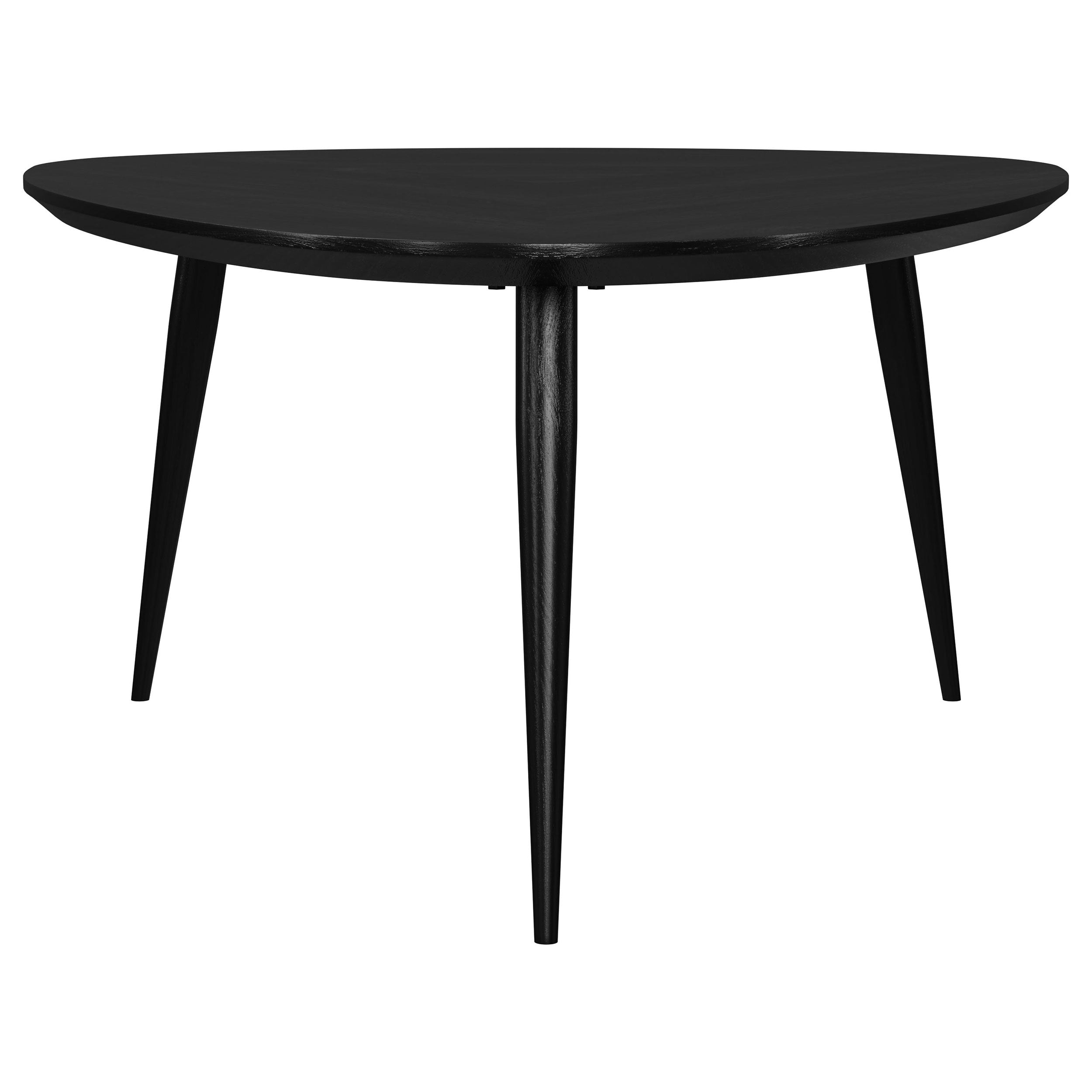 Odessa Triangular Solid Wood Coffee Table Black