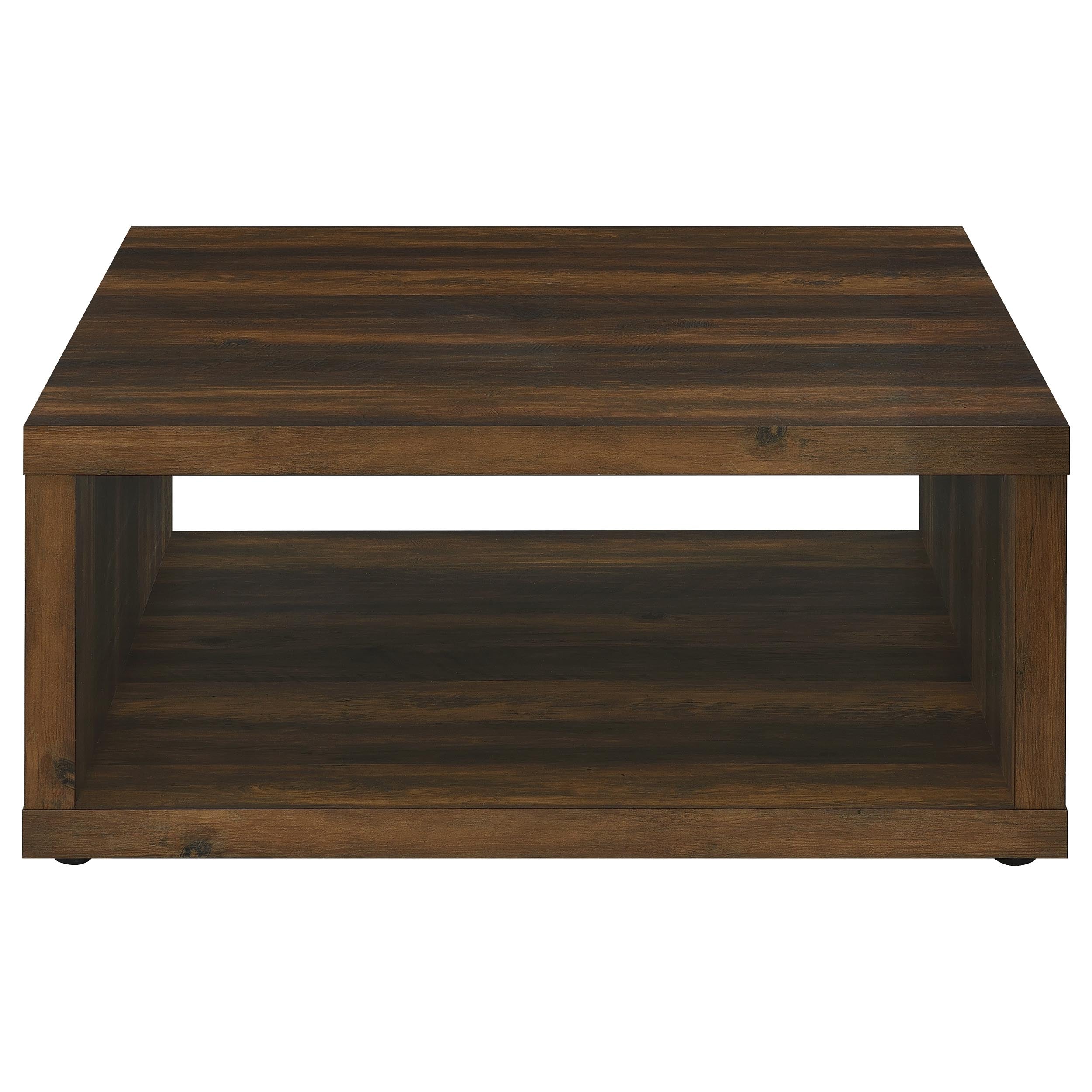 Frisco Square Engineered Wood Coffee Table Dark Pine