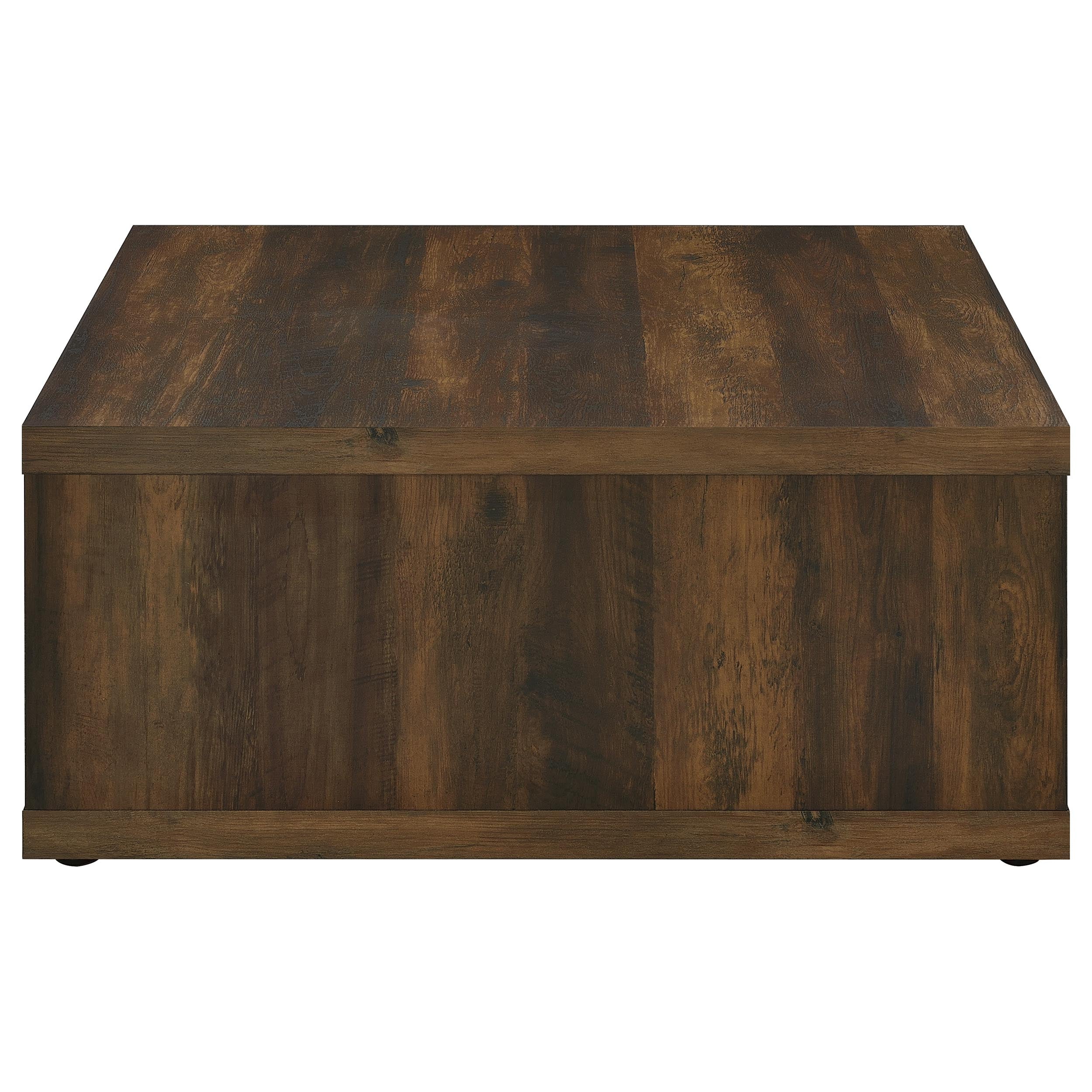 Frisco Square Engineered Wood Coffee Table Dark Pine