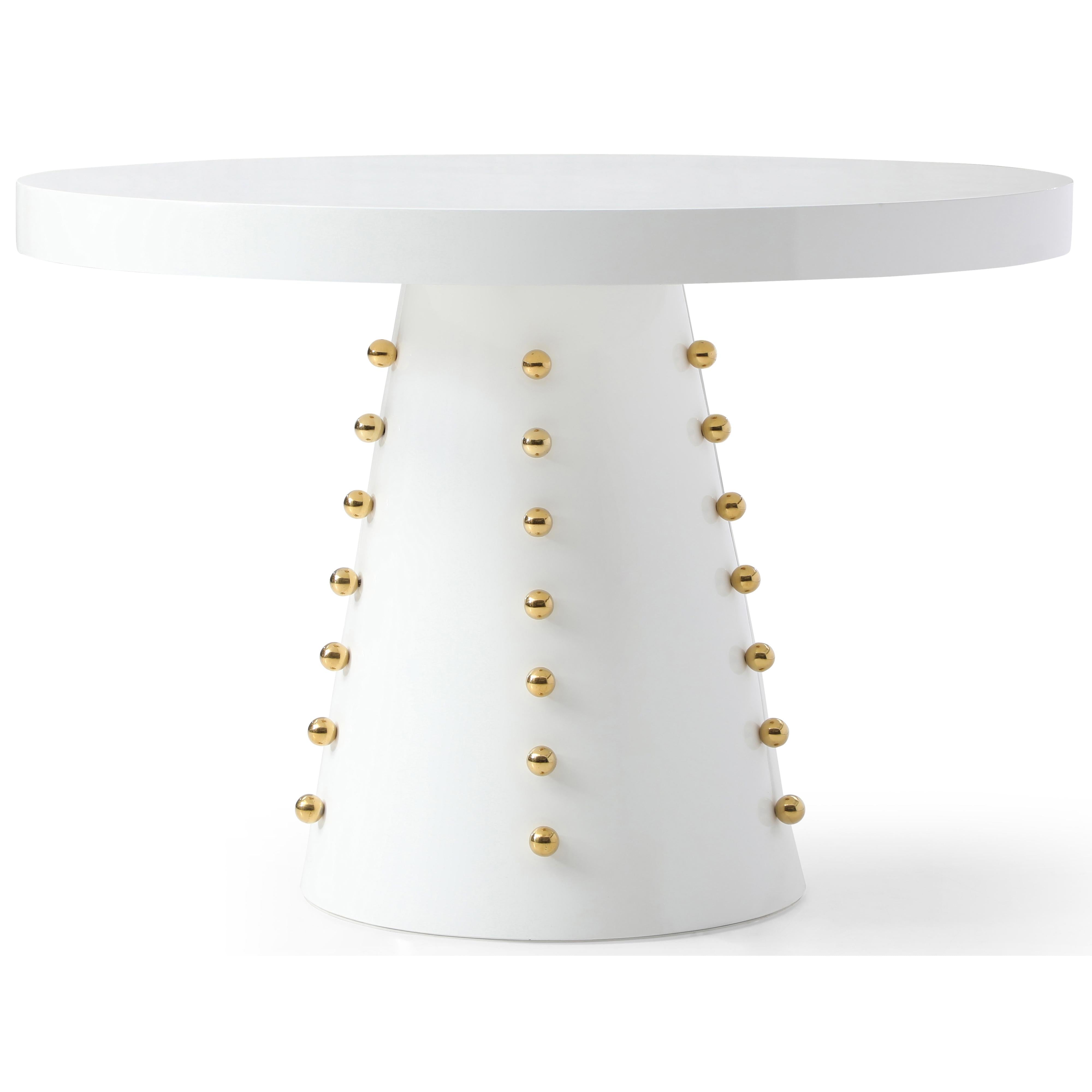 Meridian Scarpa White Dining Table