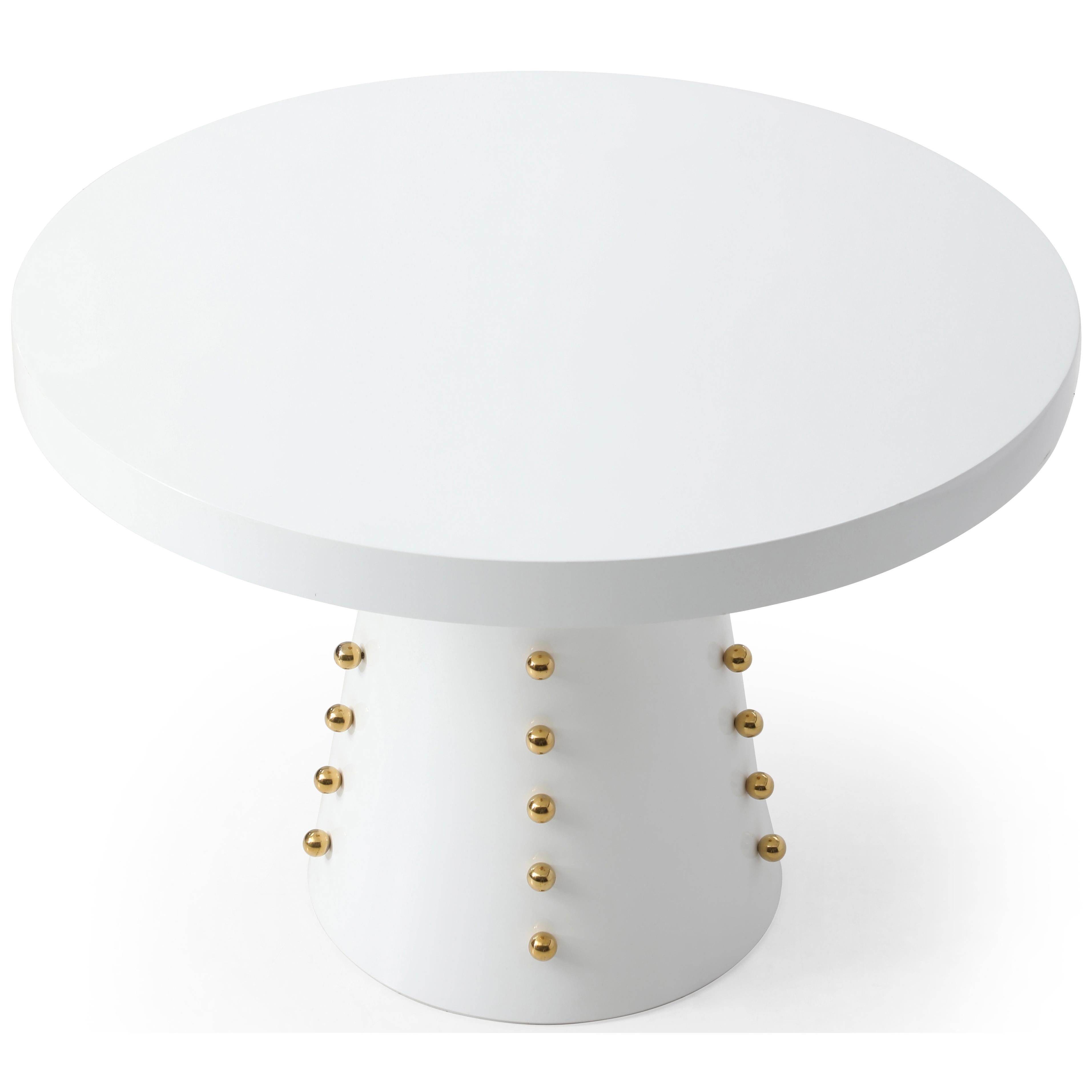 Meridian Scarpa White Dining Table