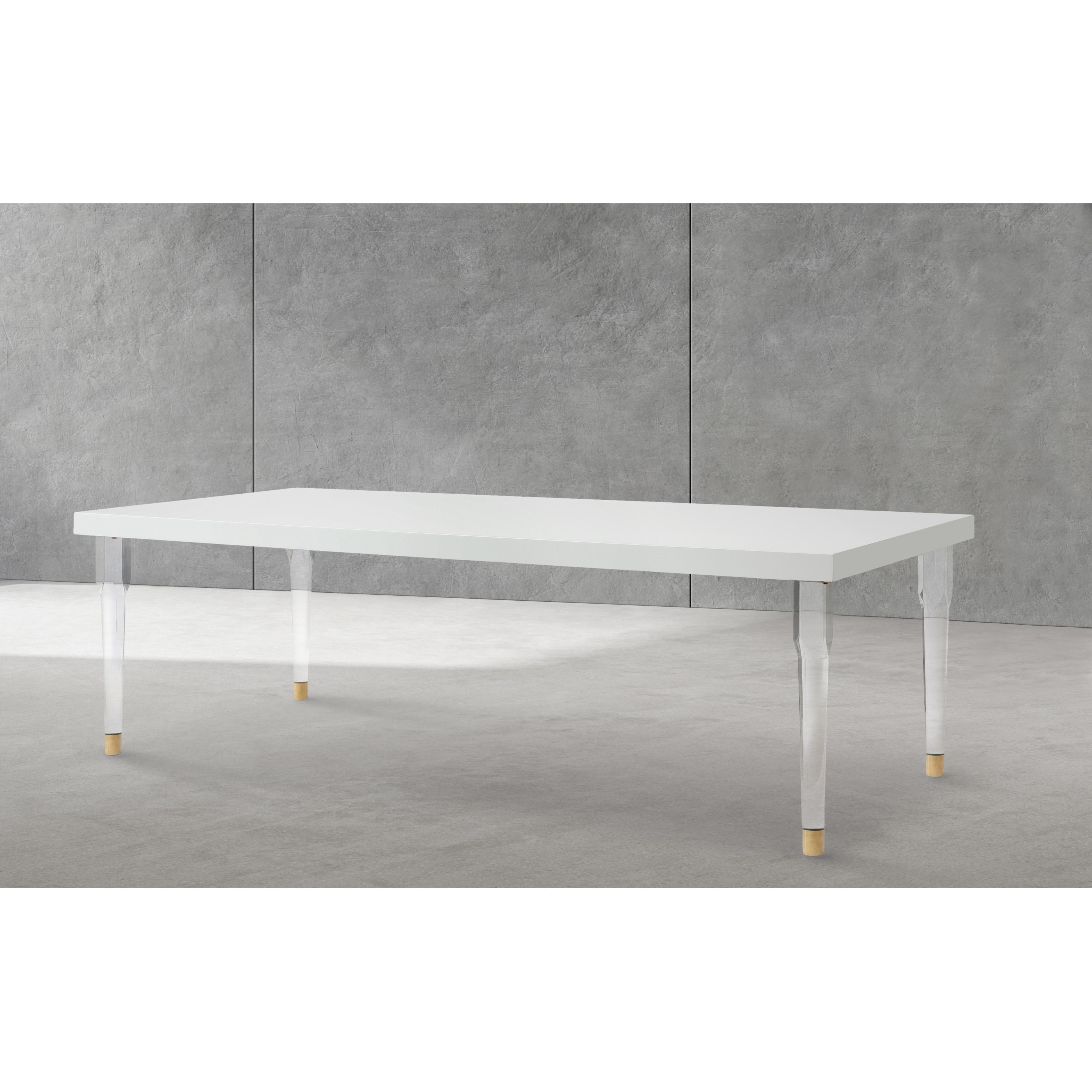 Meridian Bethany White Dining Table