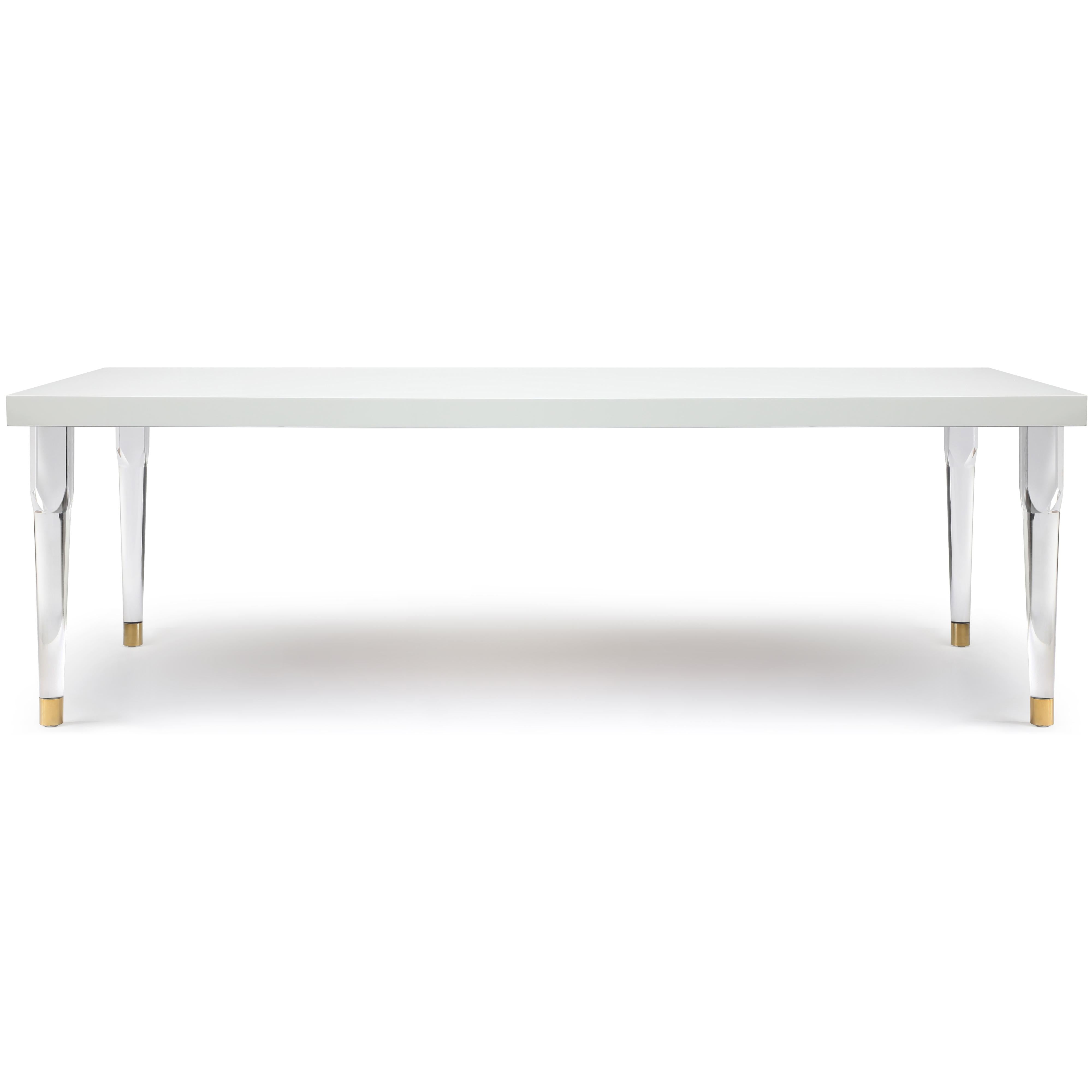 Meridian Bethany White Dining Table