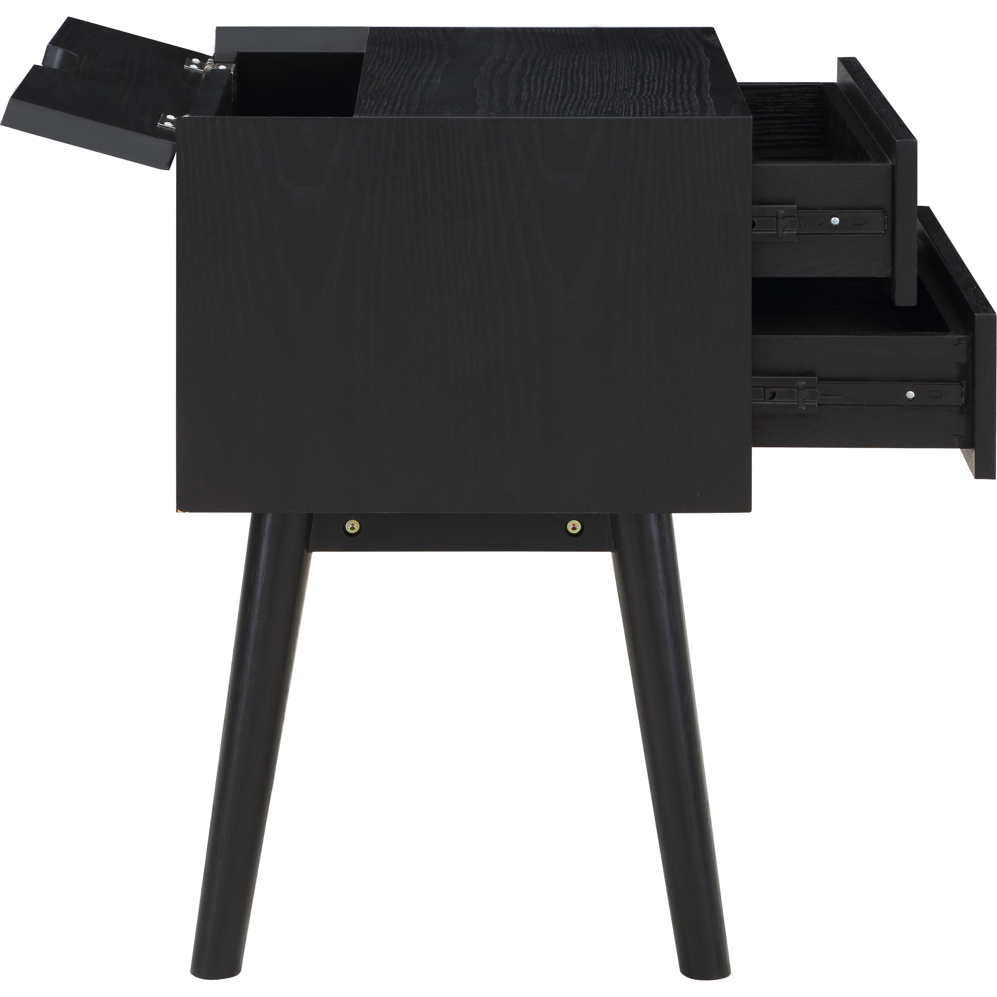 Meridian Teddy Black Night Stand