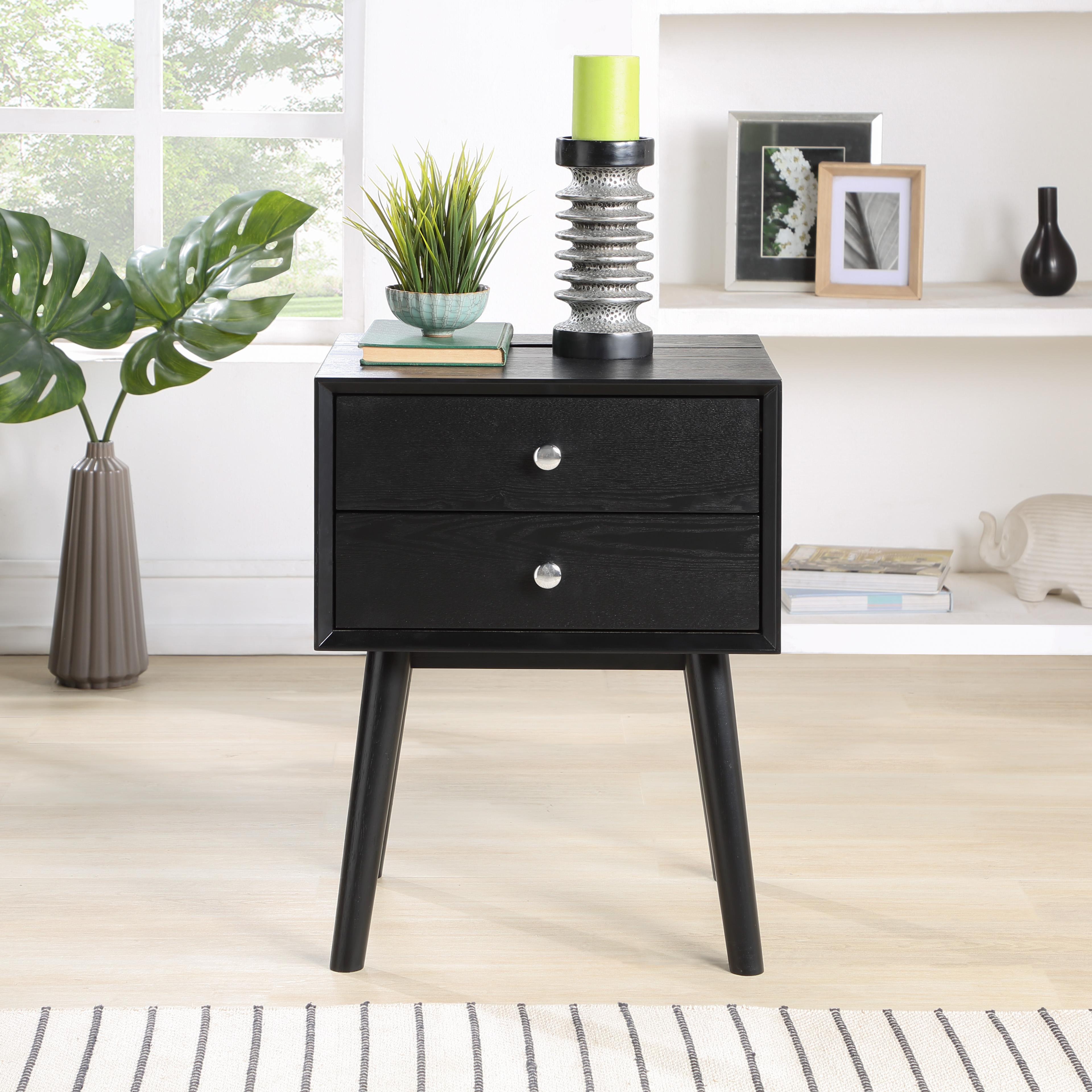 Meridian Teddy Black Night Stand