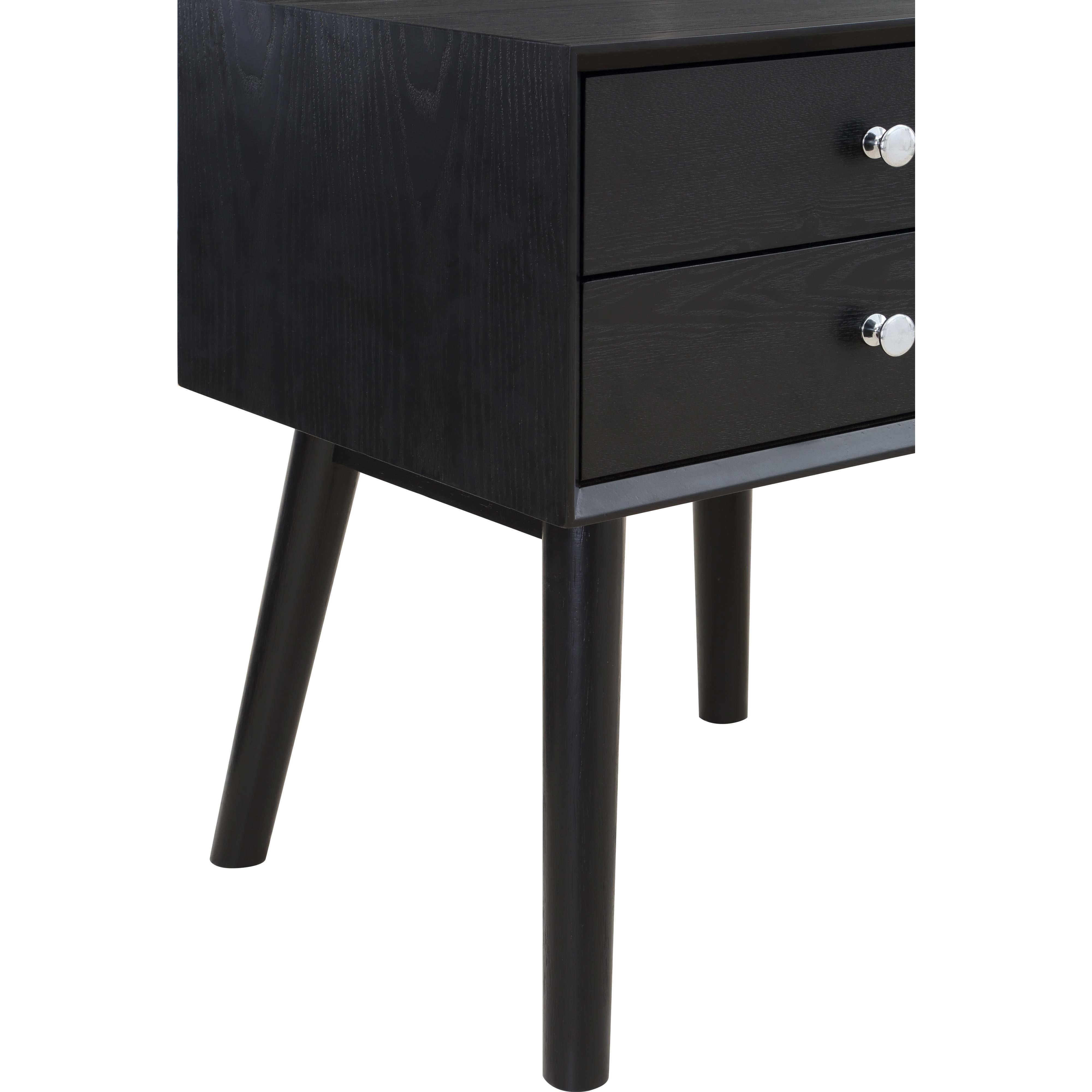 Meridian Teddy Black Night Stand