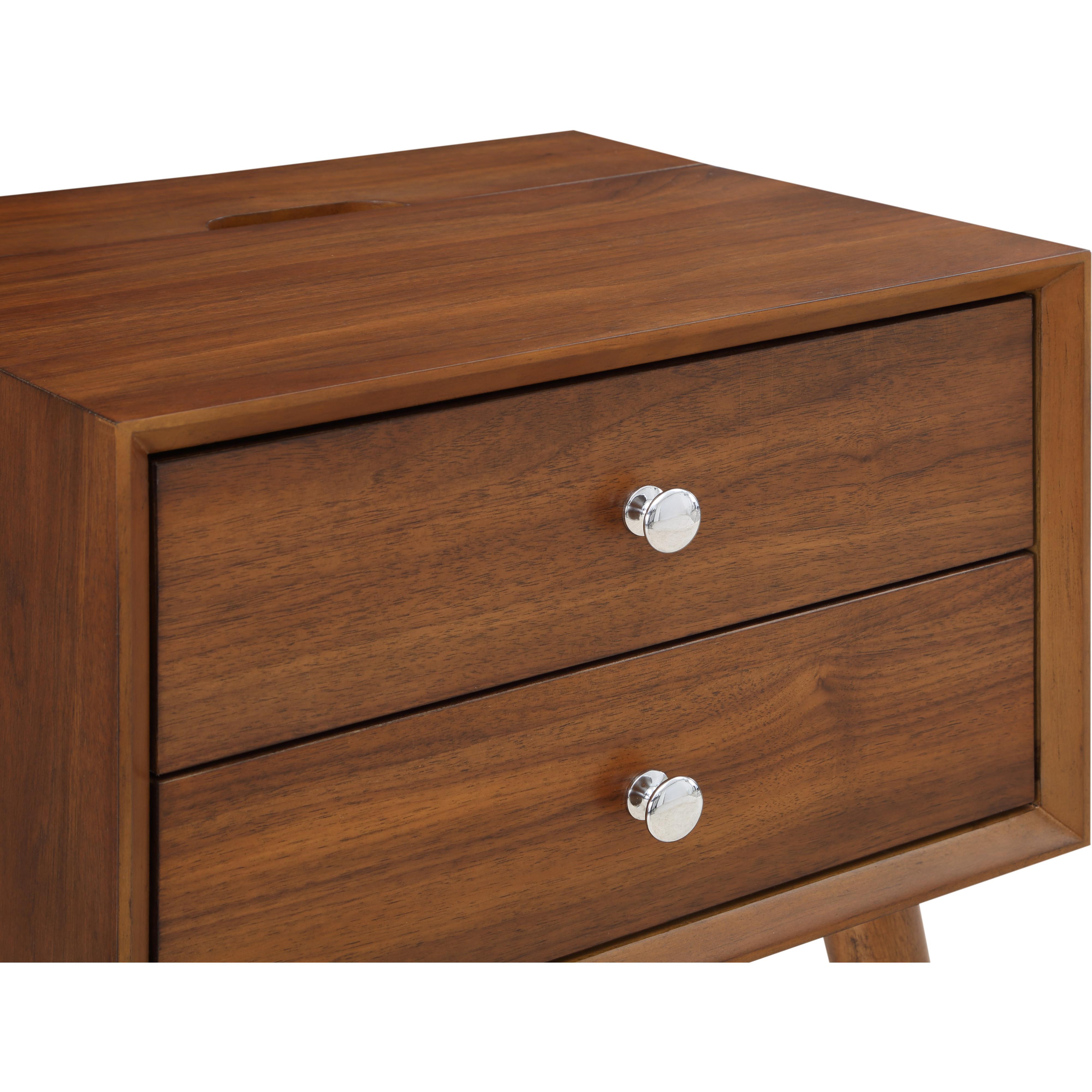 Meridian Teddy Walnut Night Stand