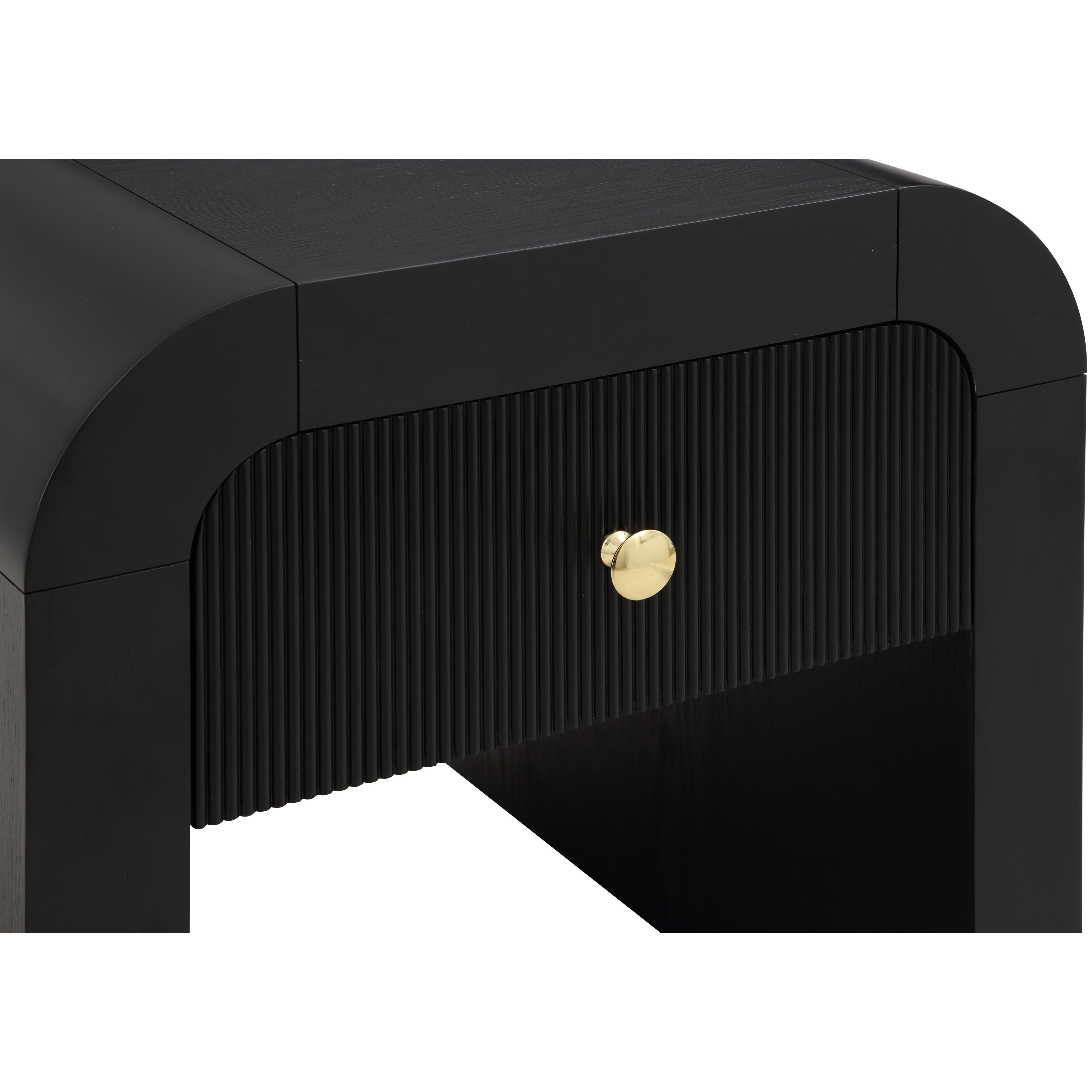 Meridian Artisto Black End Table