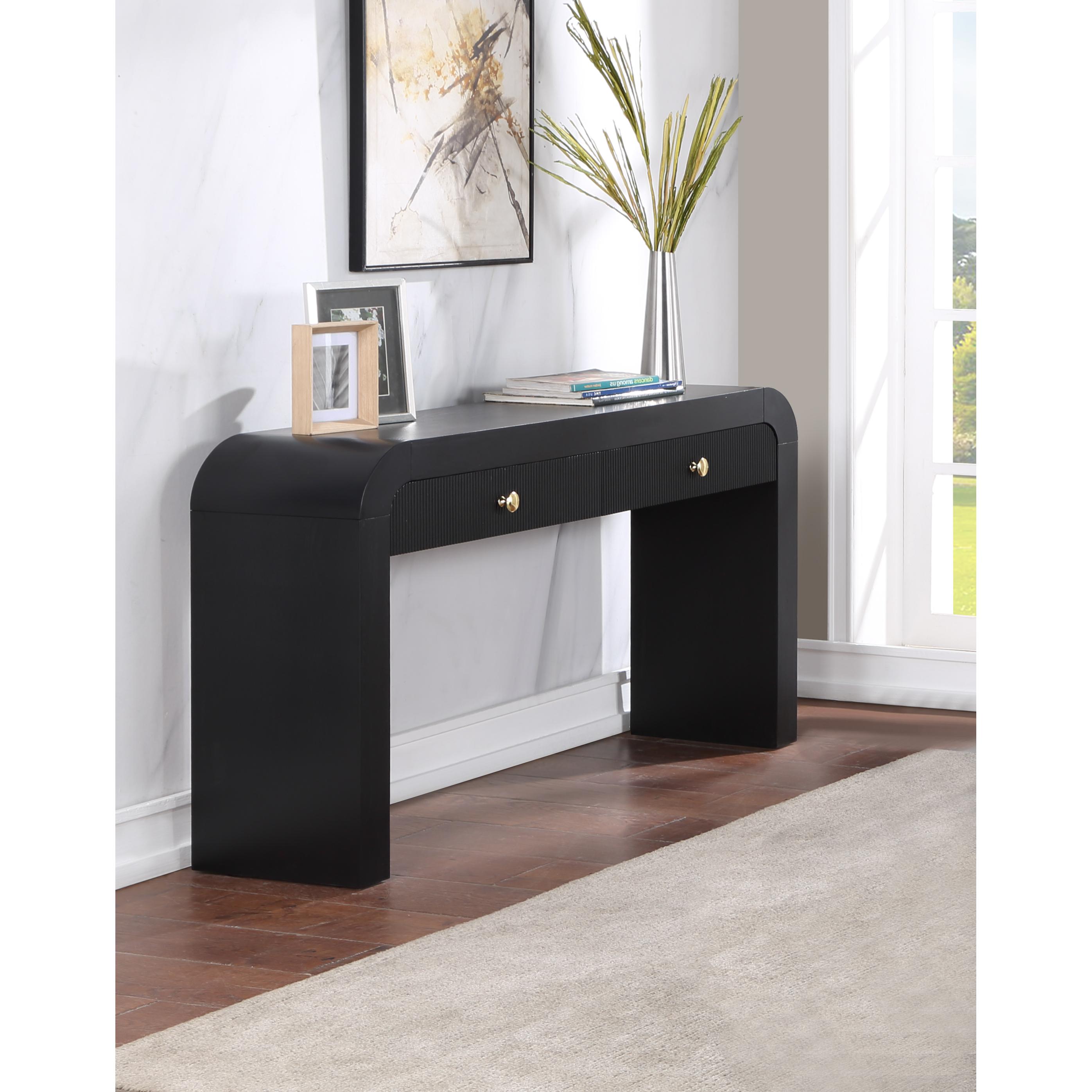 Meridian Artisto Black Console Table