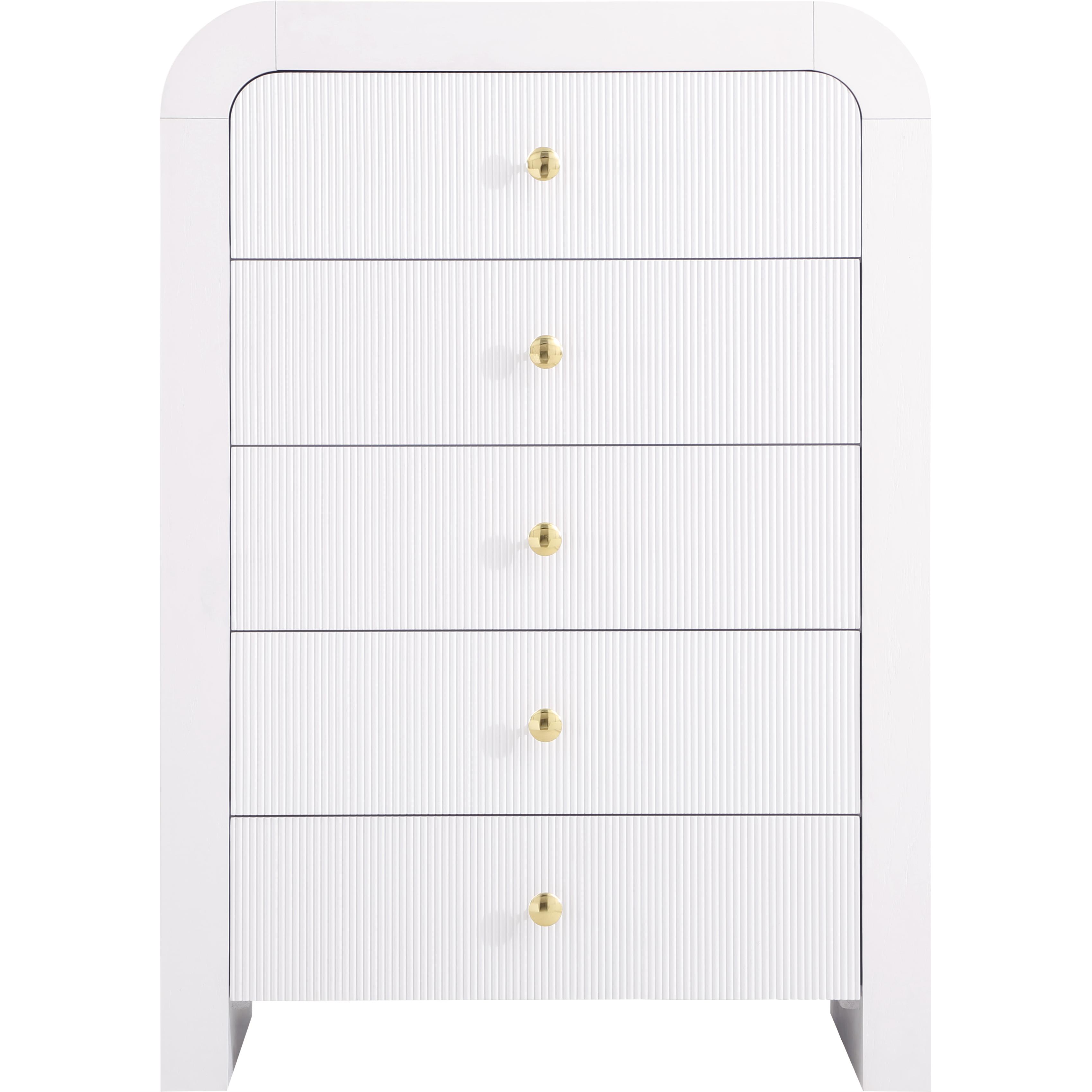 Meridian Artisto White Chest