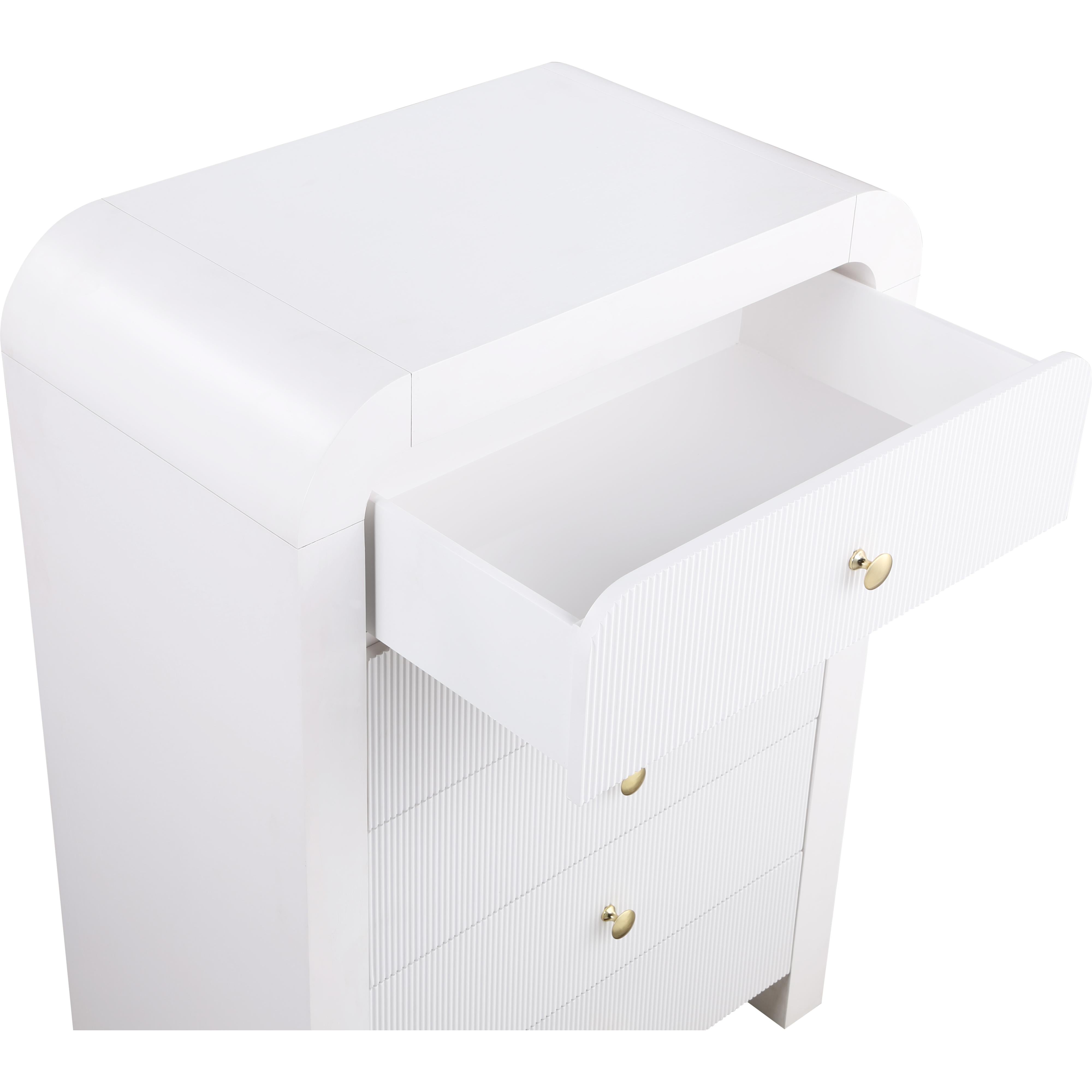 Meridian Artisto White Chest