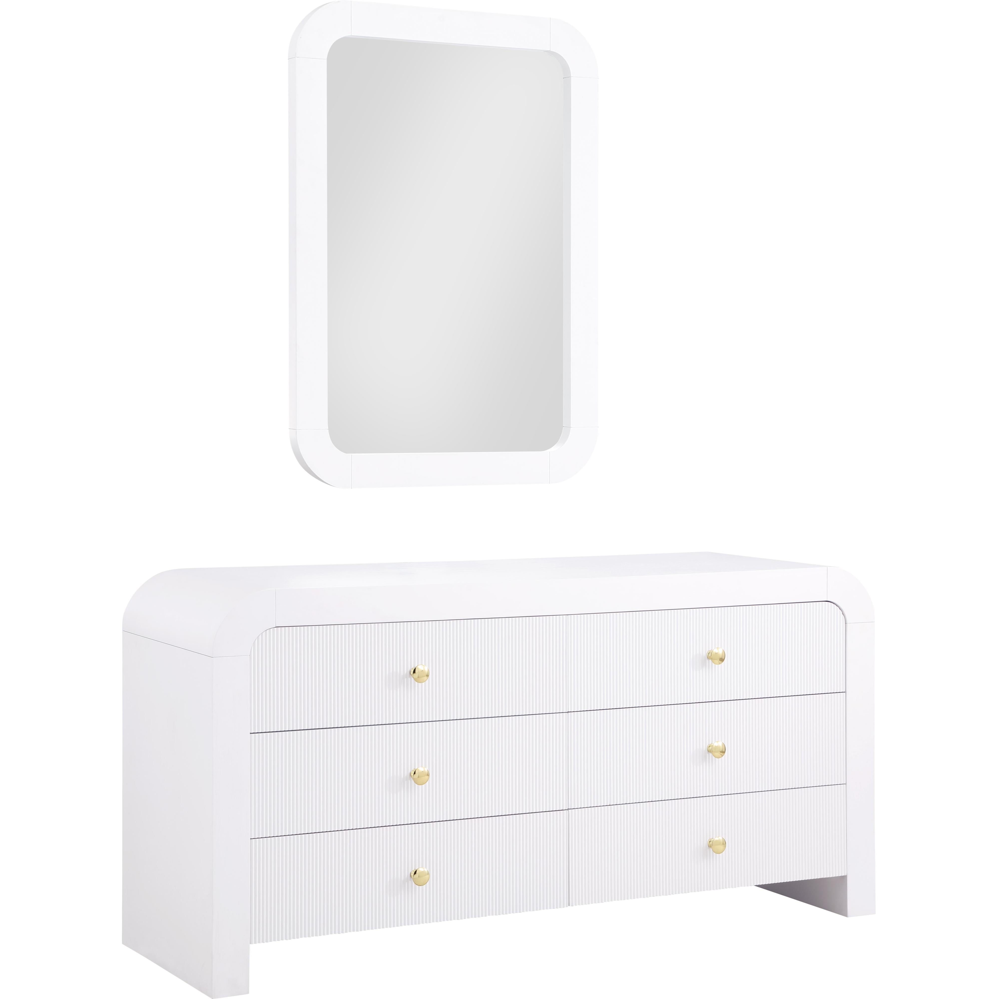 Meridian Artisto White Dresser