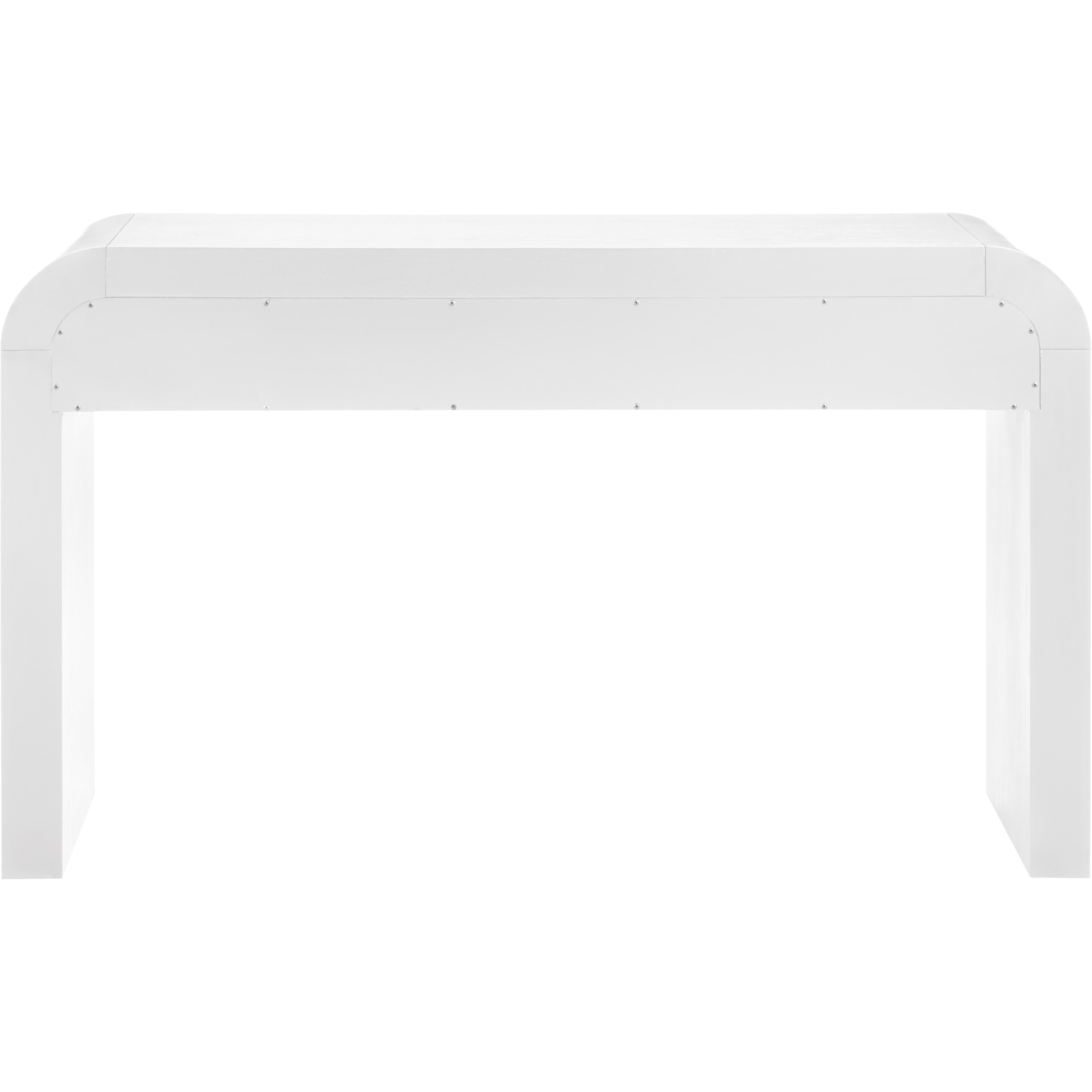 Meridian Artisto White Console Table