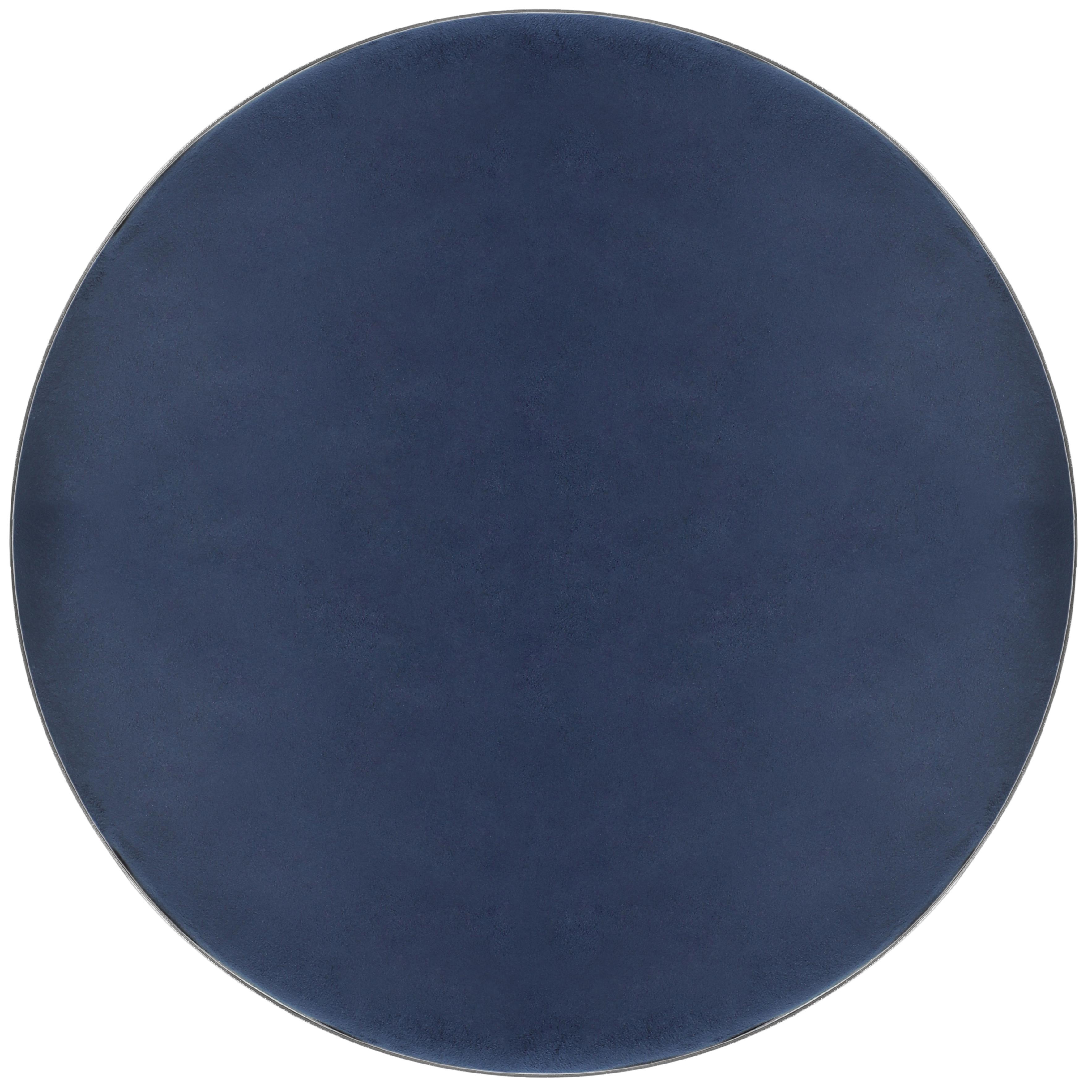 Meridian Brody Navy Velvet Adjustable Stool