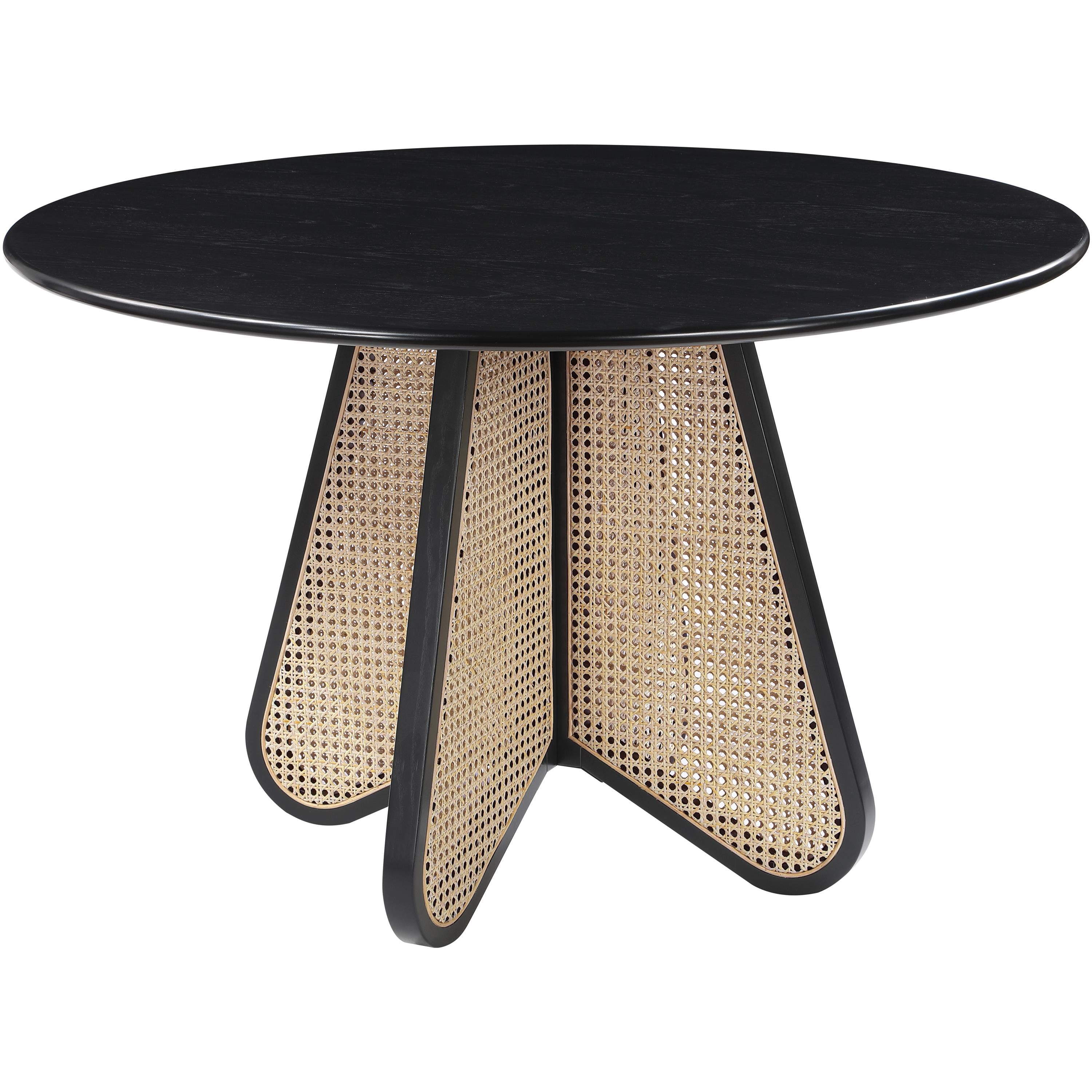 Meridian Butterfly Black Dining Table