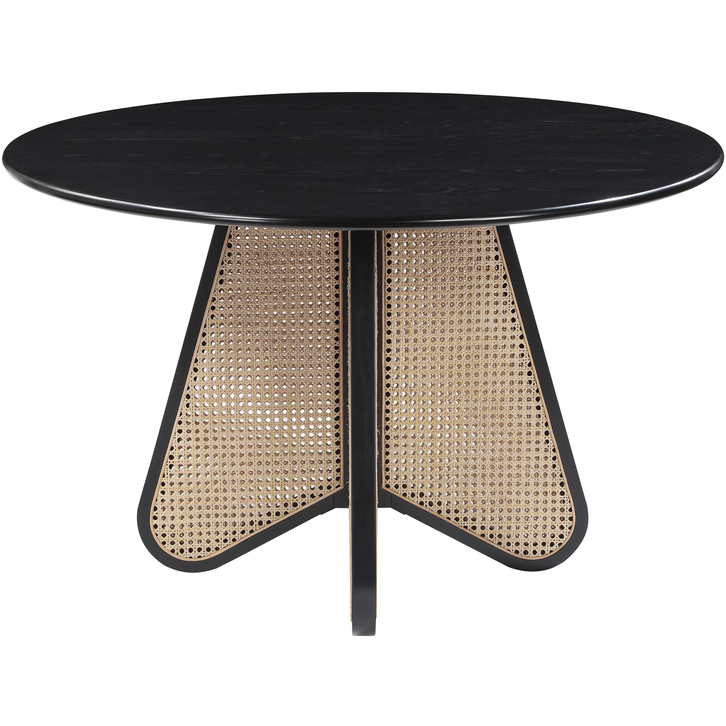 Meridian Butterfly Black Dining Table