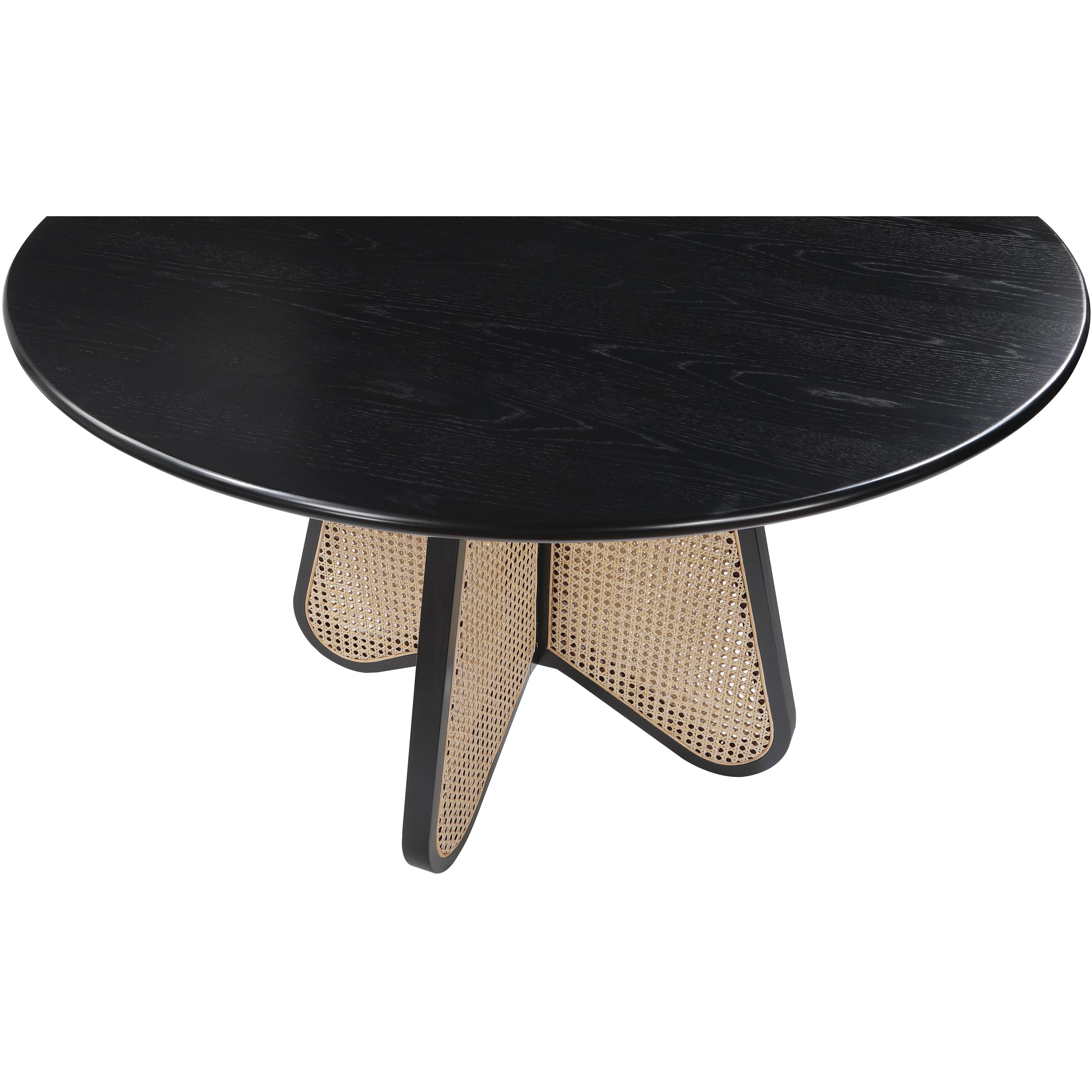 Meridian Butterfly Black Dining Table