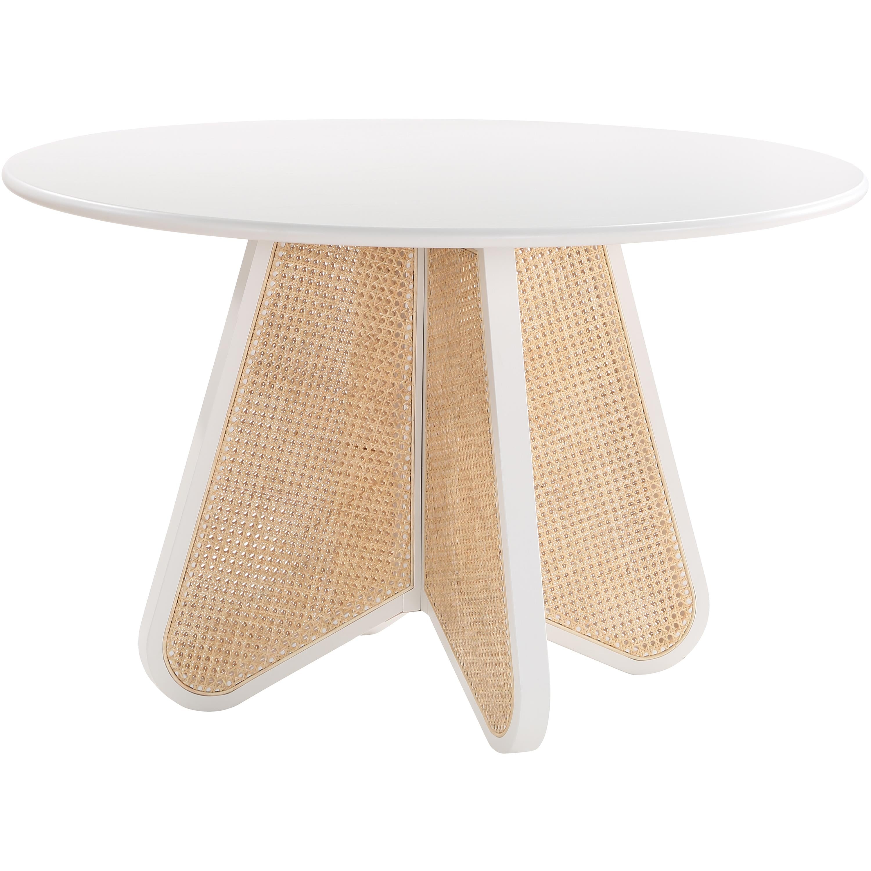 Meridian Butterfly White Dining Table