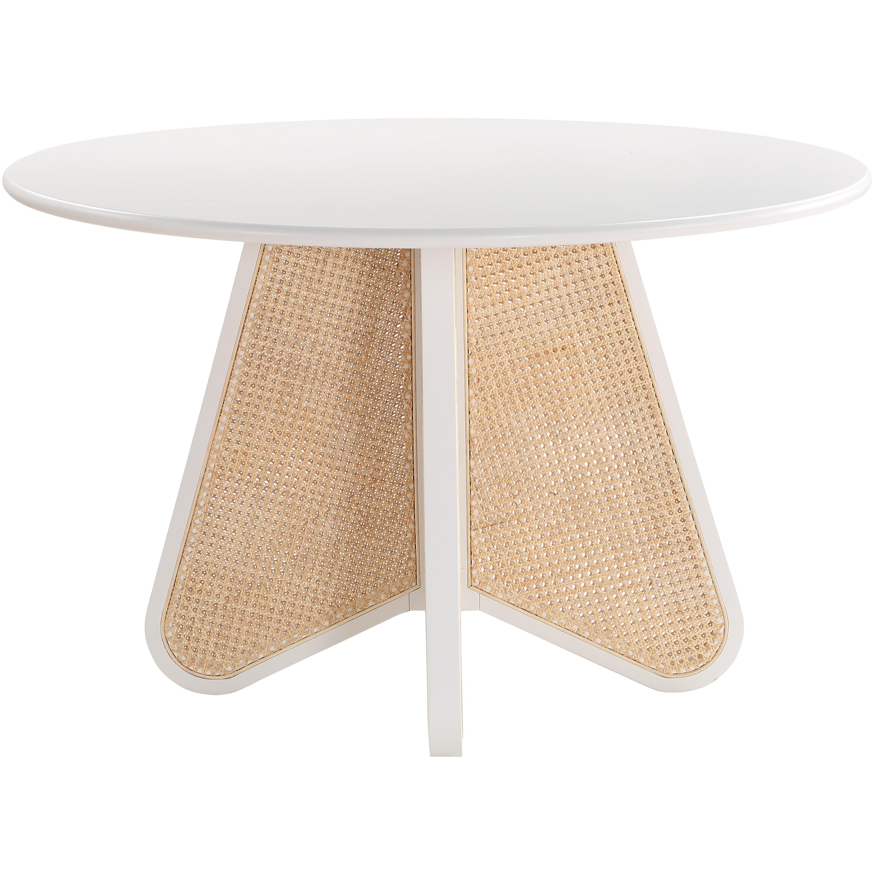 Meridian Butterfly White Dining Table