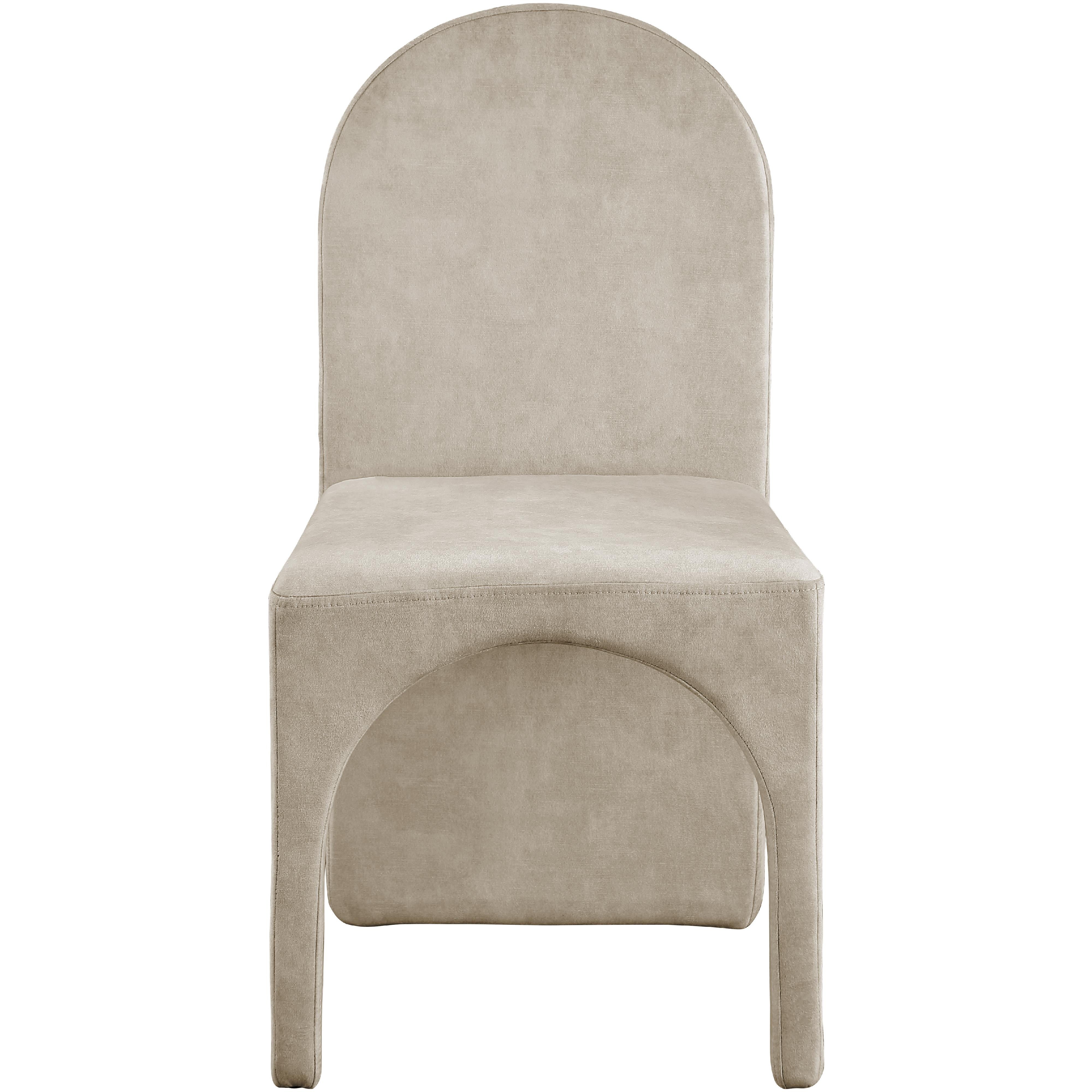 Meridian Summer Stone Velvet Dining Side Chair