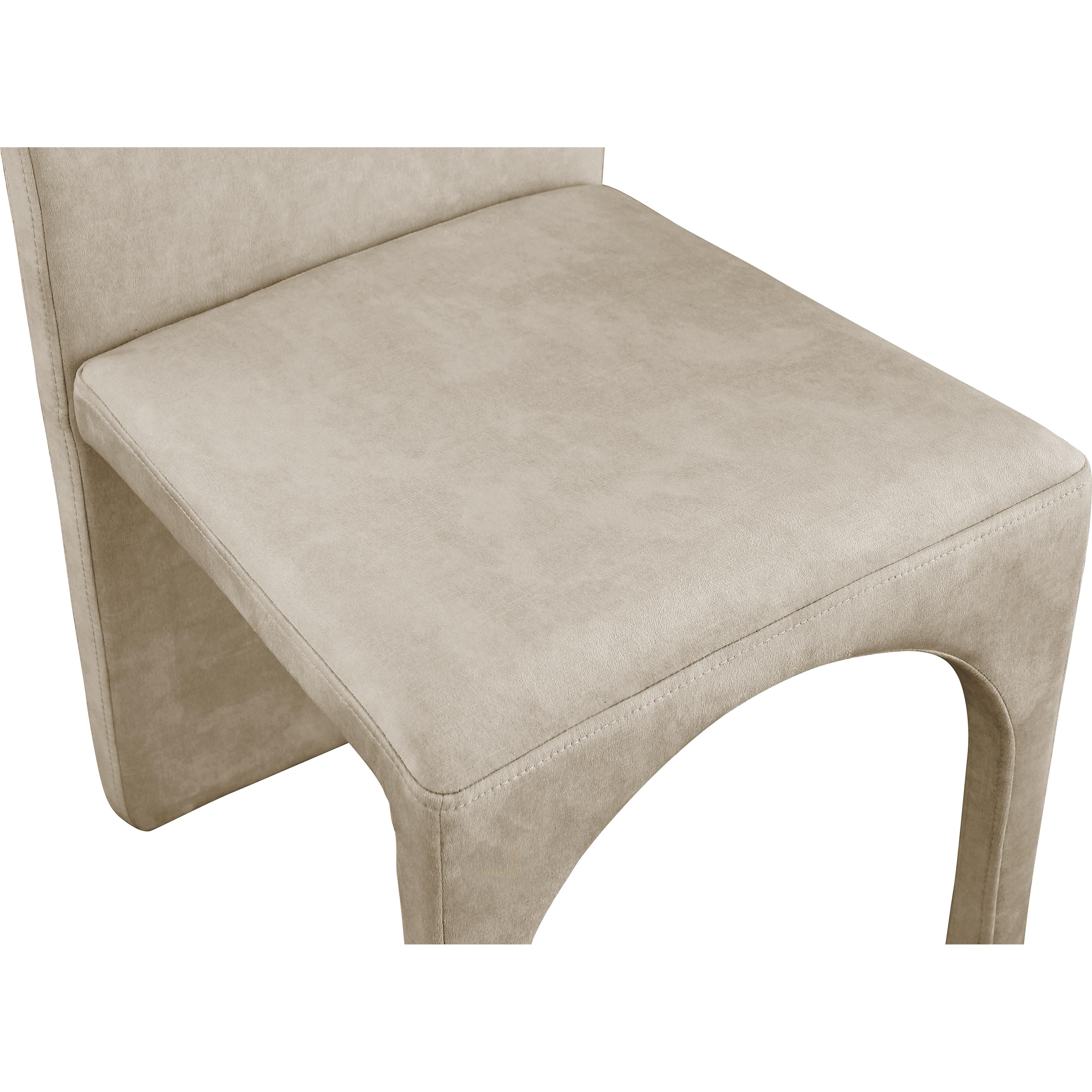 Meridian Summer Stone Velvet Dining Side Chair