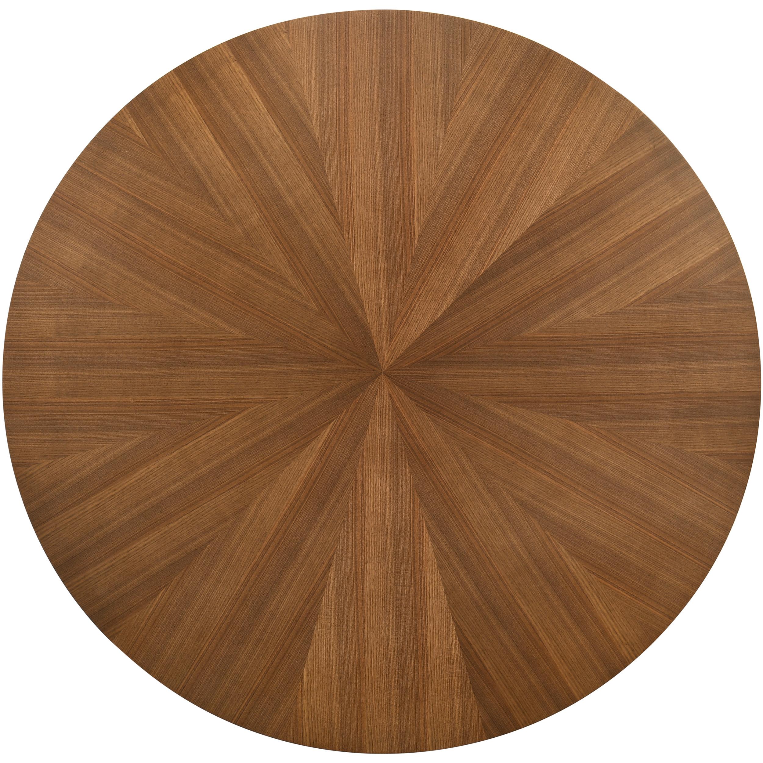 Meridian Woodson Rich Walnut Veneer Dining Table