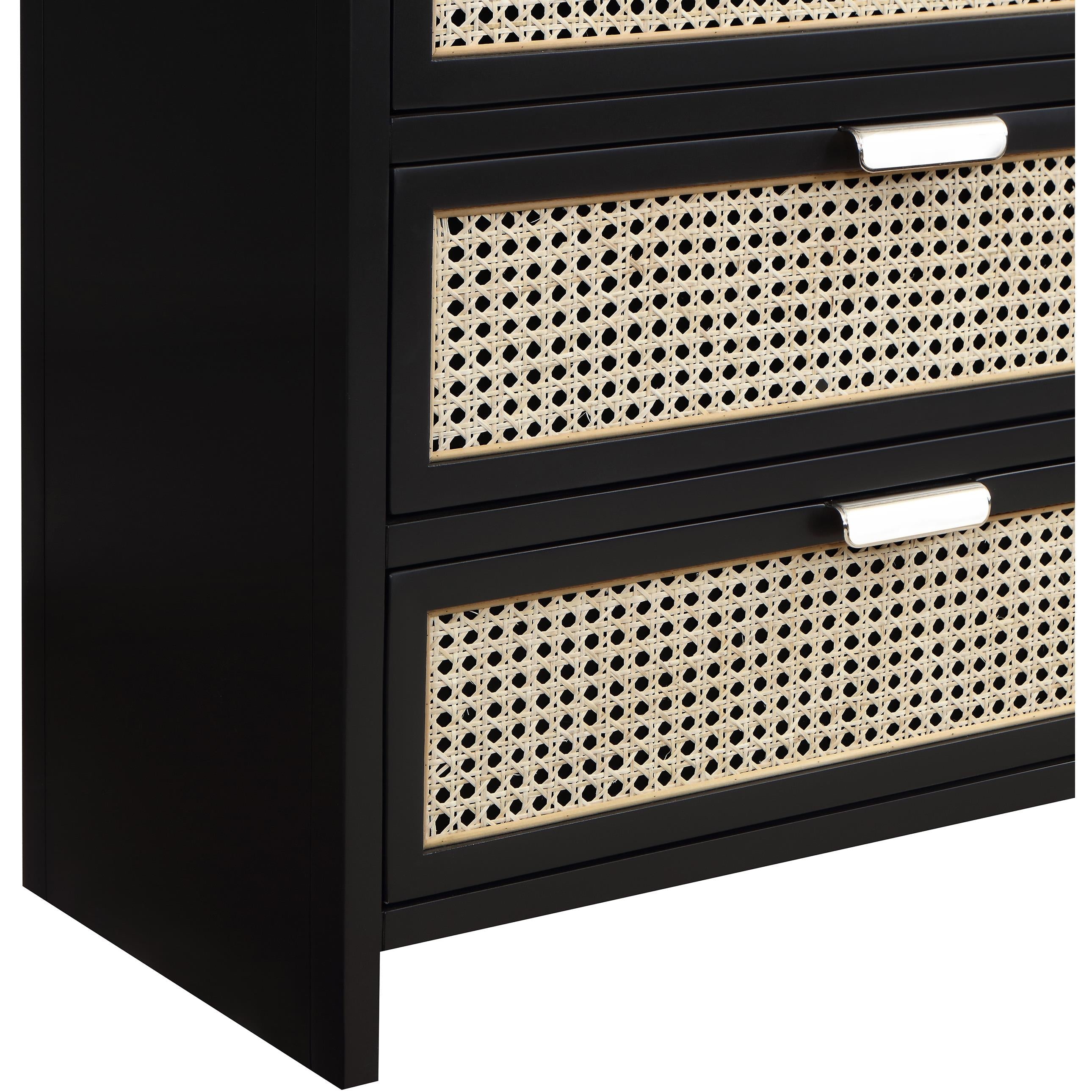 Meridian Sage Black Dresser