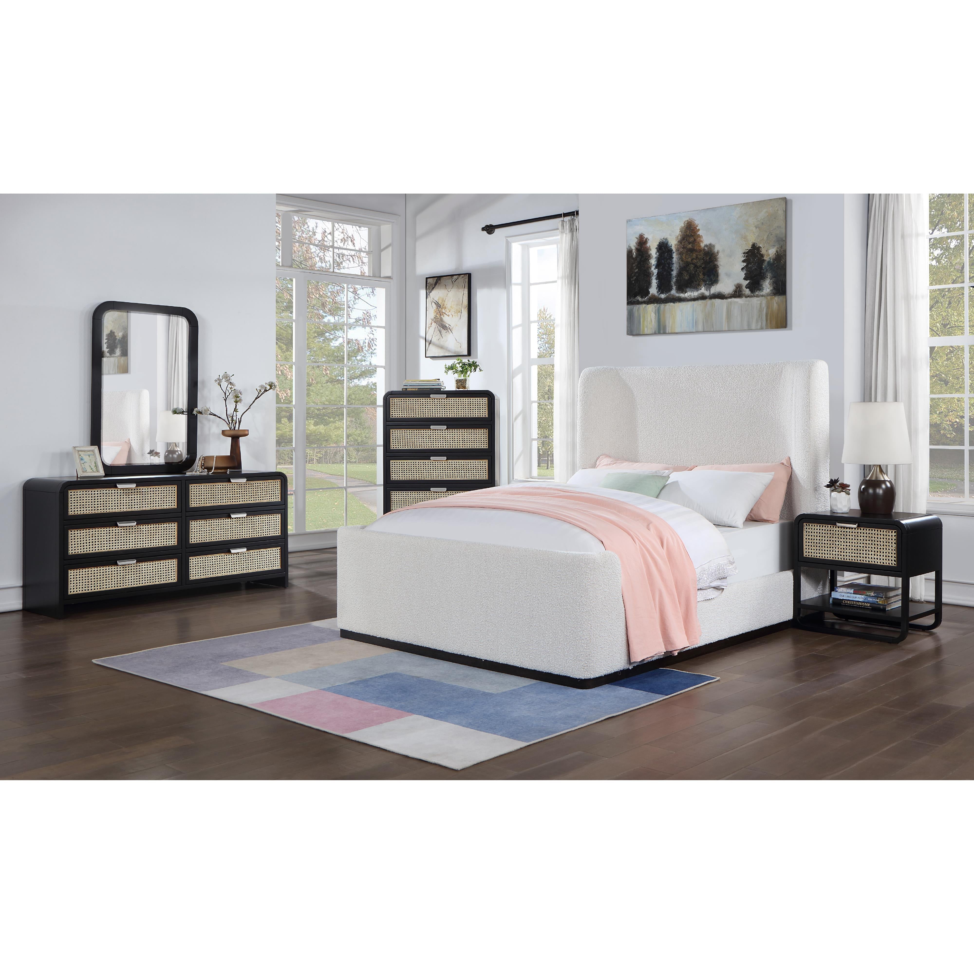 Meridian Sage Black Dresser