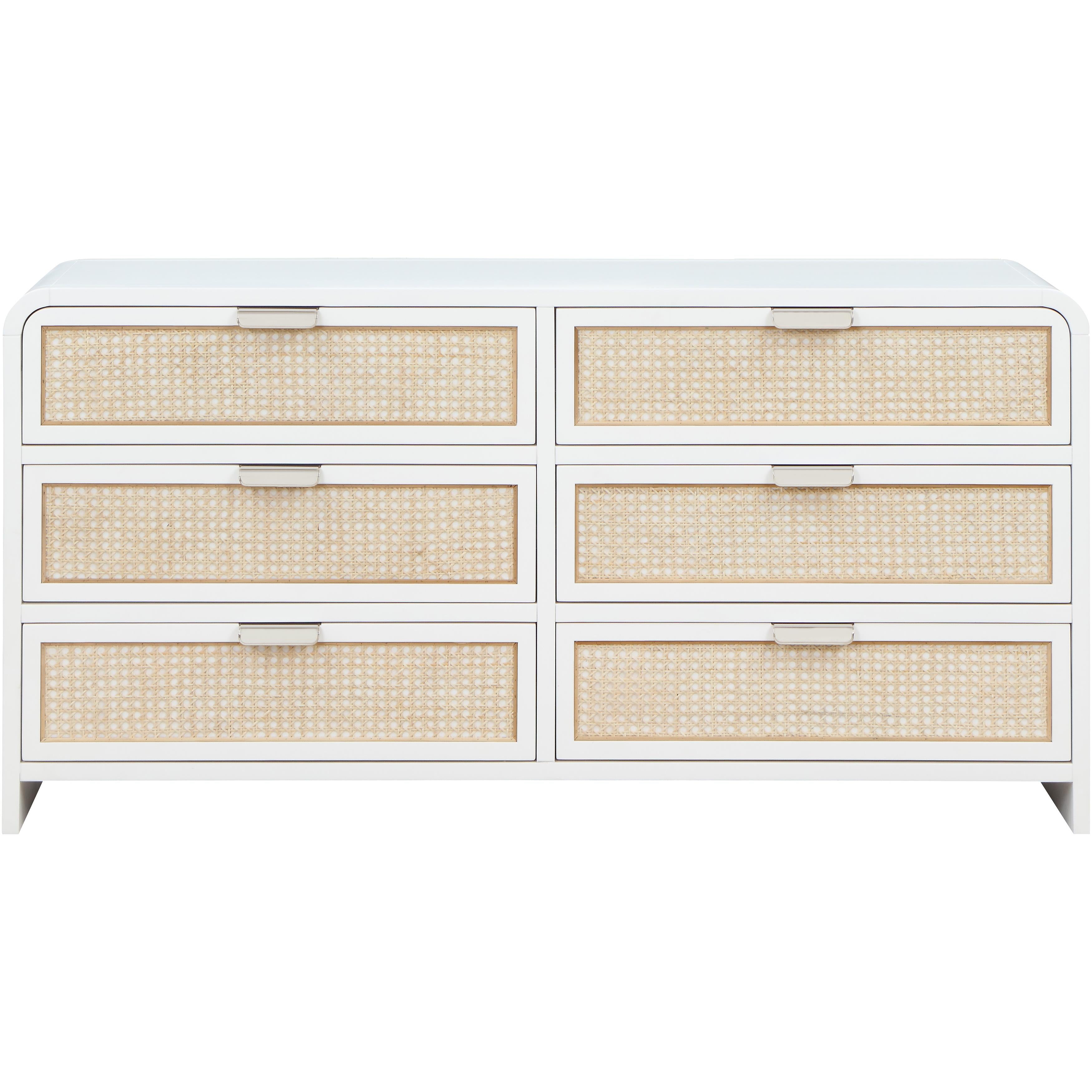 Meridian Sage White Dresser