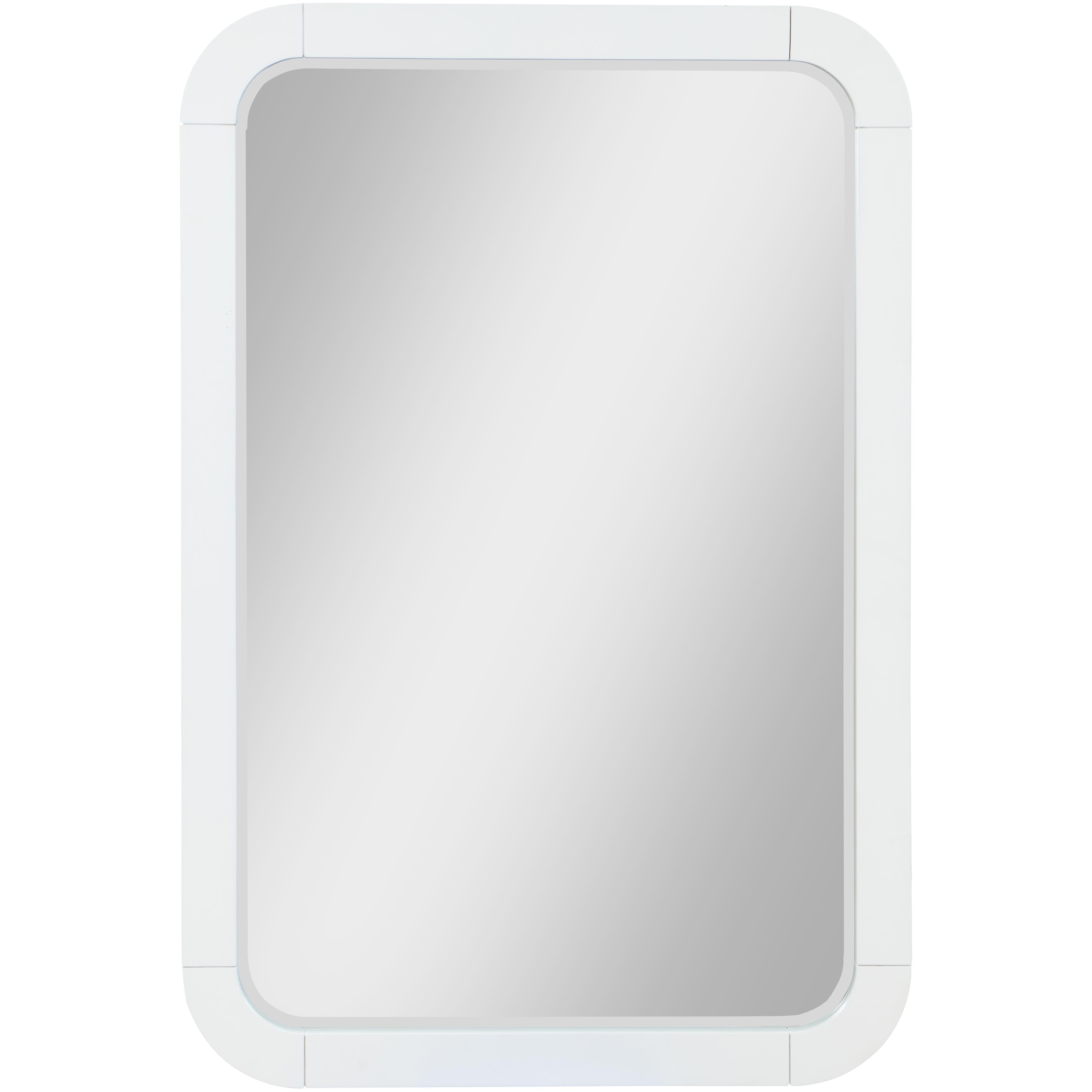 Meridian Sage White Mirror