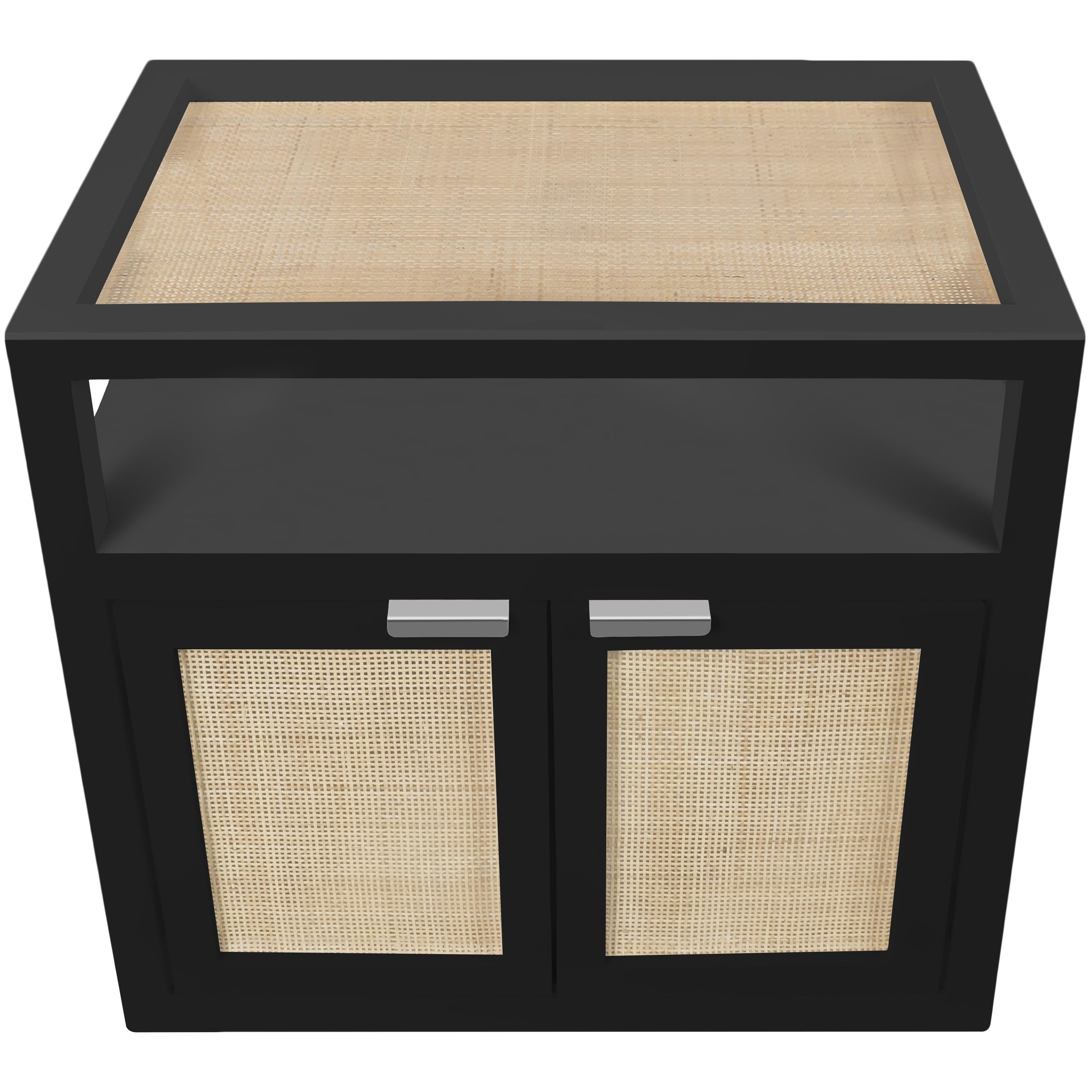 Meridian Cambria Black Night Stand