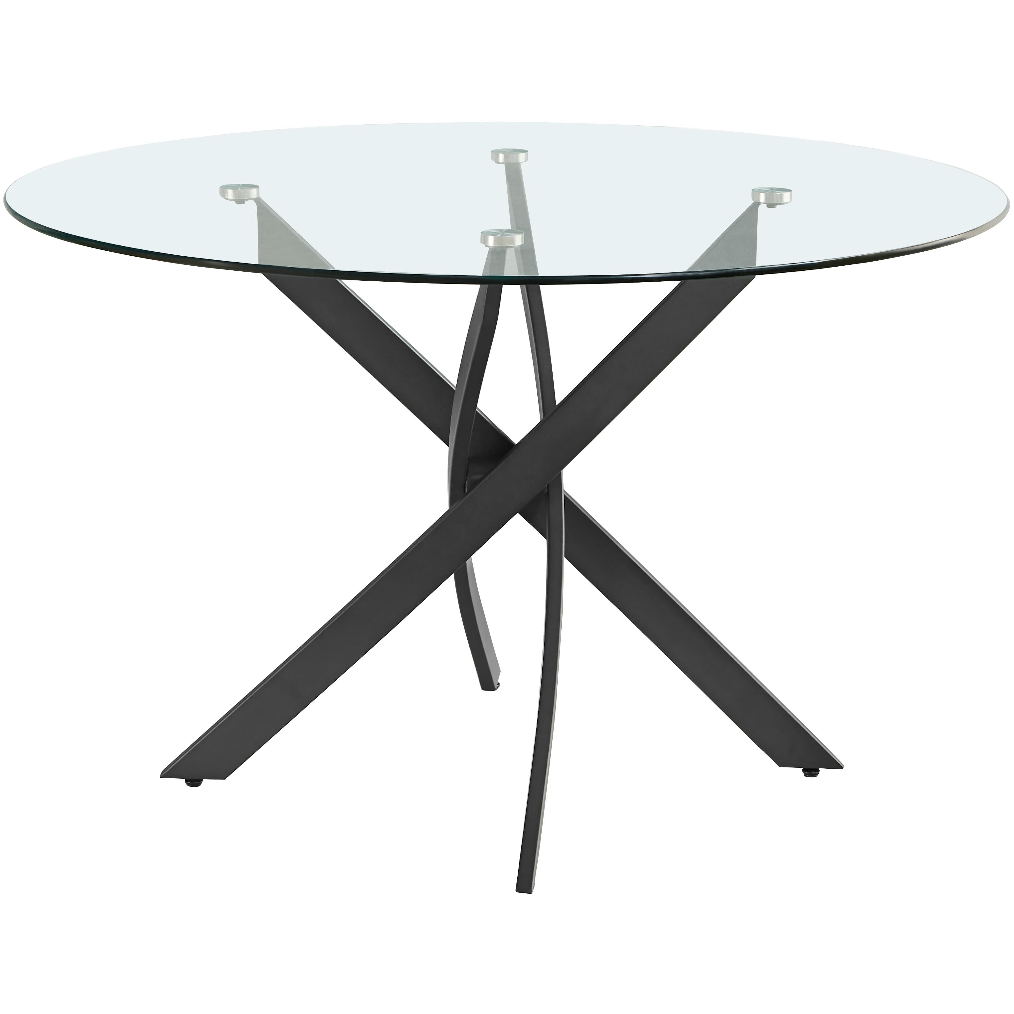 Meridian Xander Matte Black Dining Table