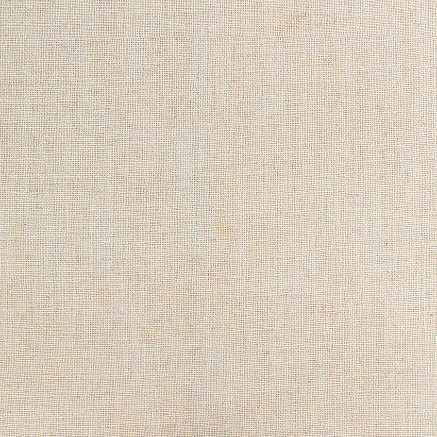 Meridian Akeela Beige Linen Textured Fabric Bench