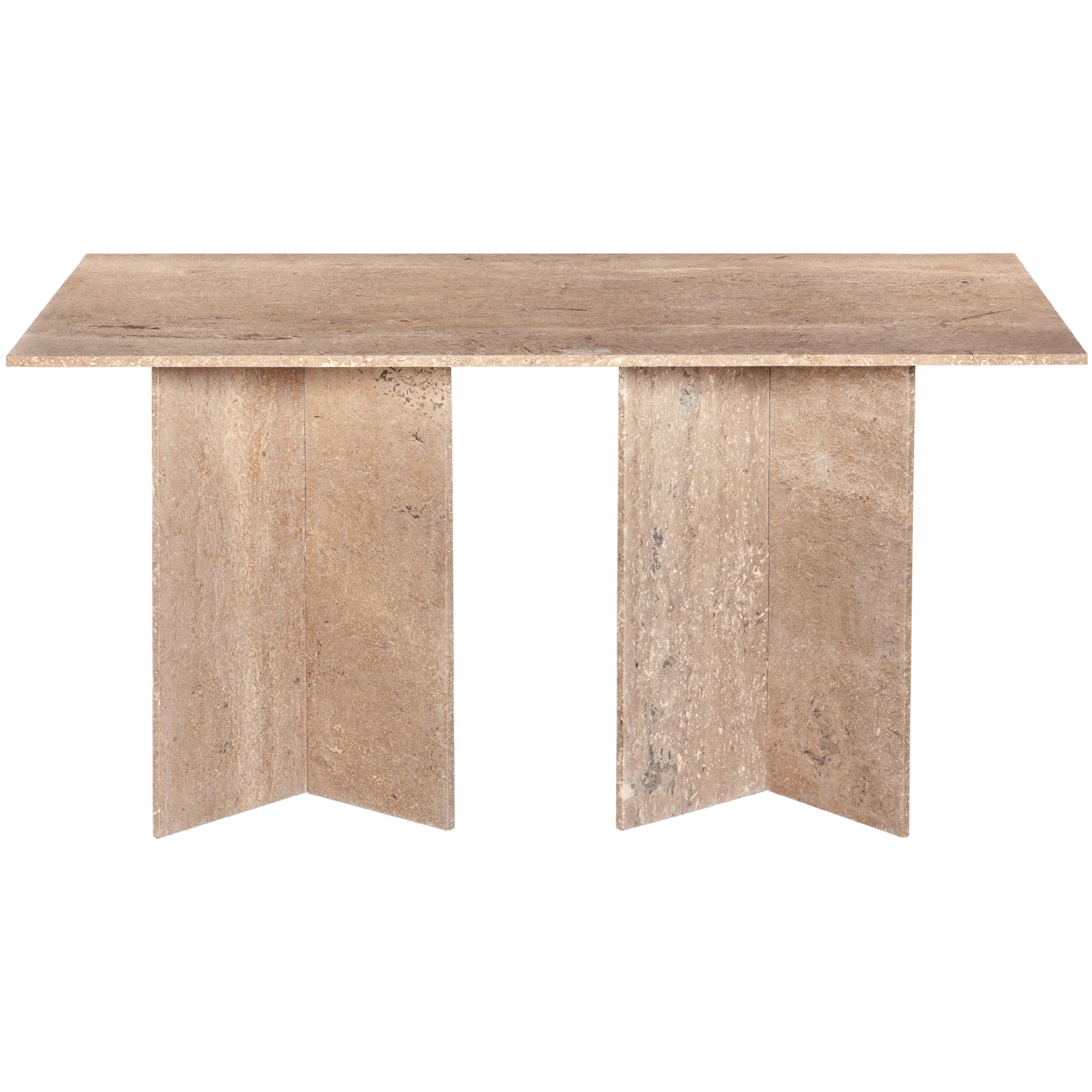 Meridian Verona Beige Dining Table (3 Boxes)