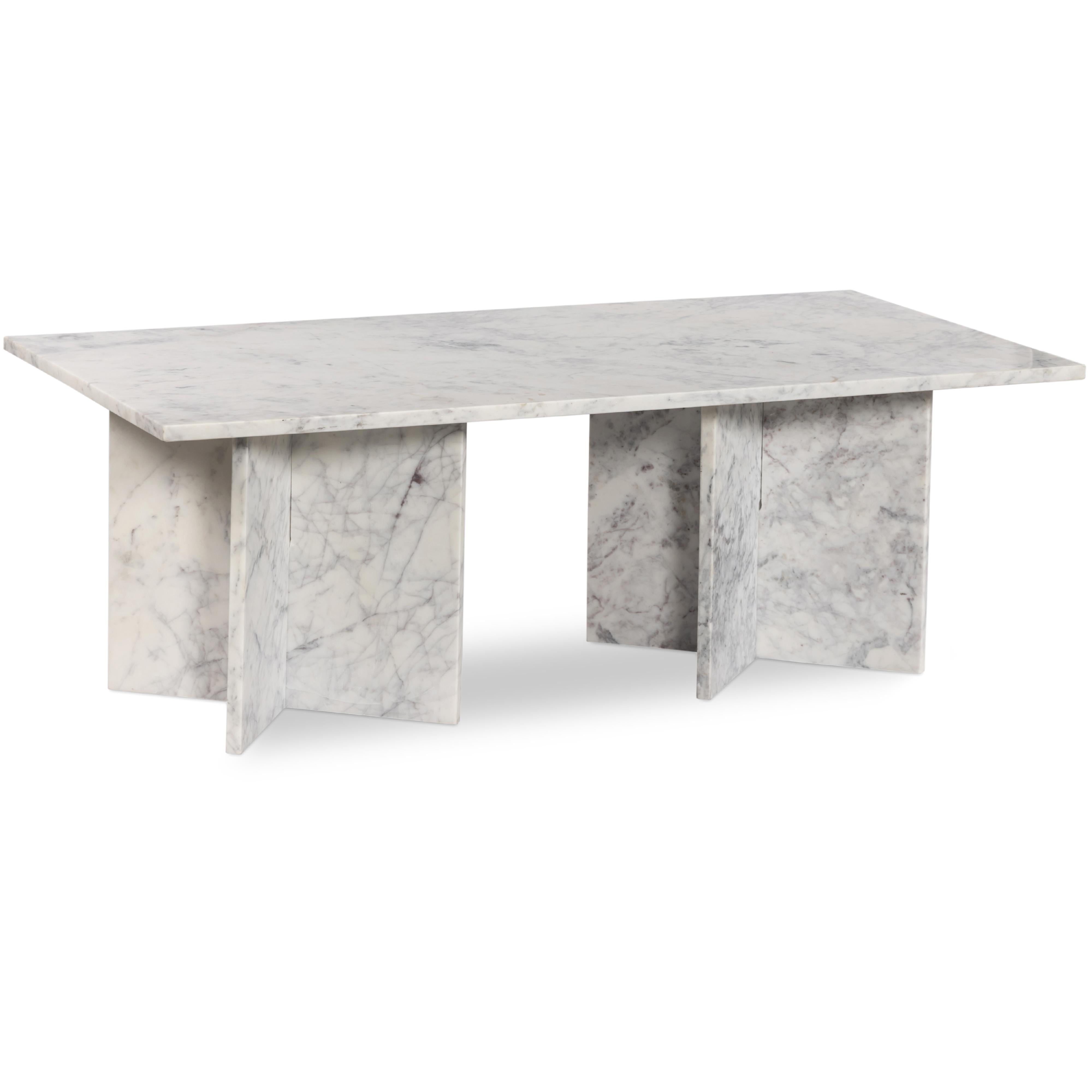 Meridian Verona White Coffee Table