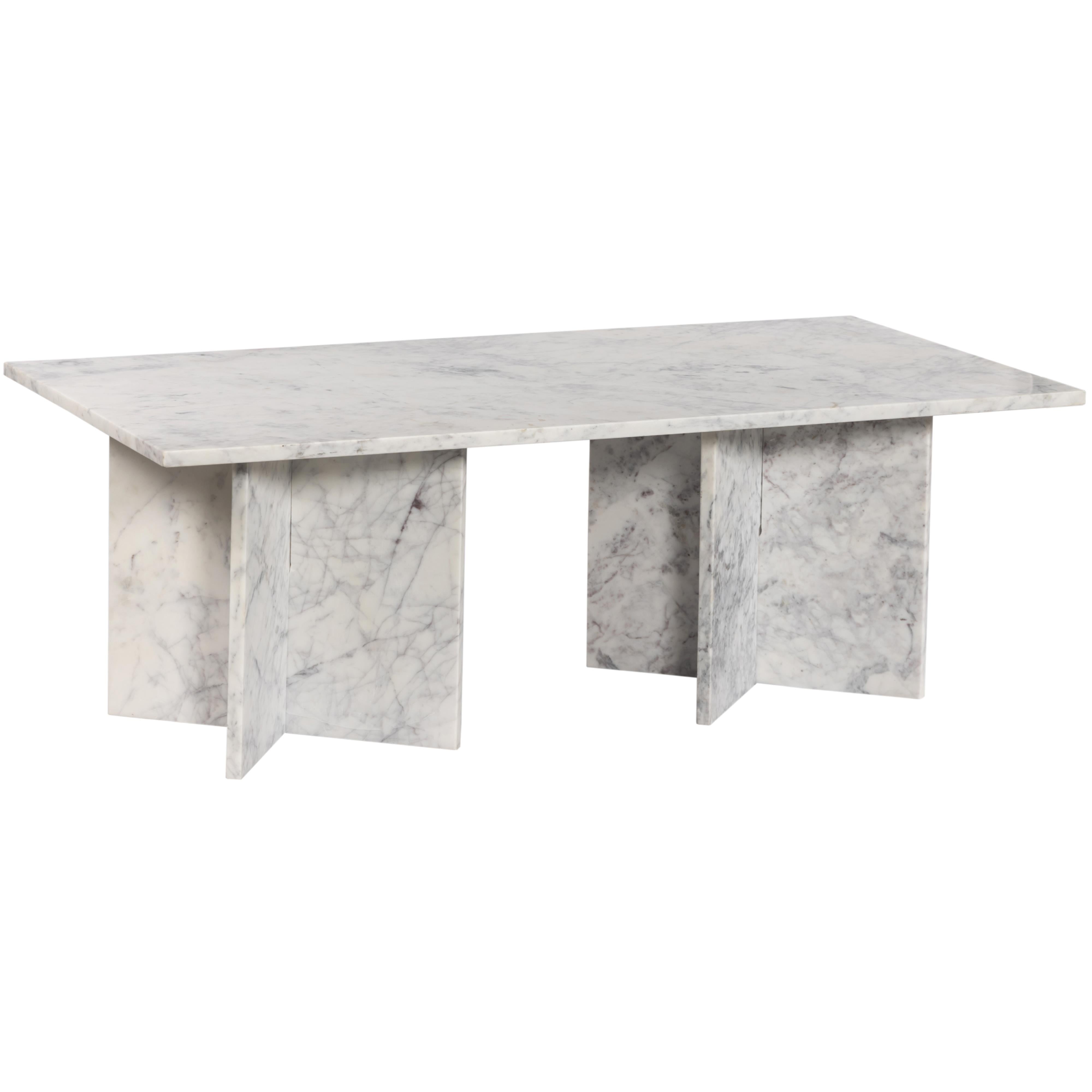 Meridian Verona White Coffee Table