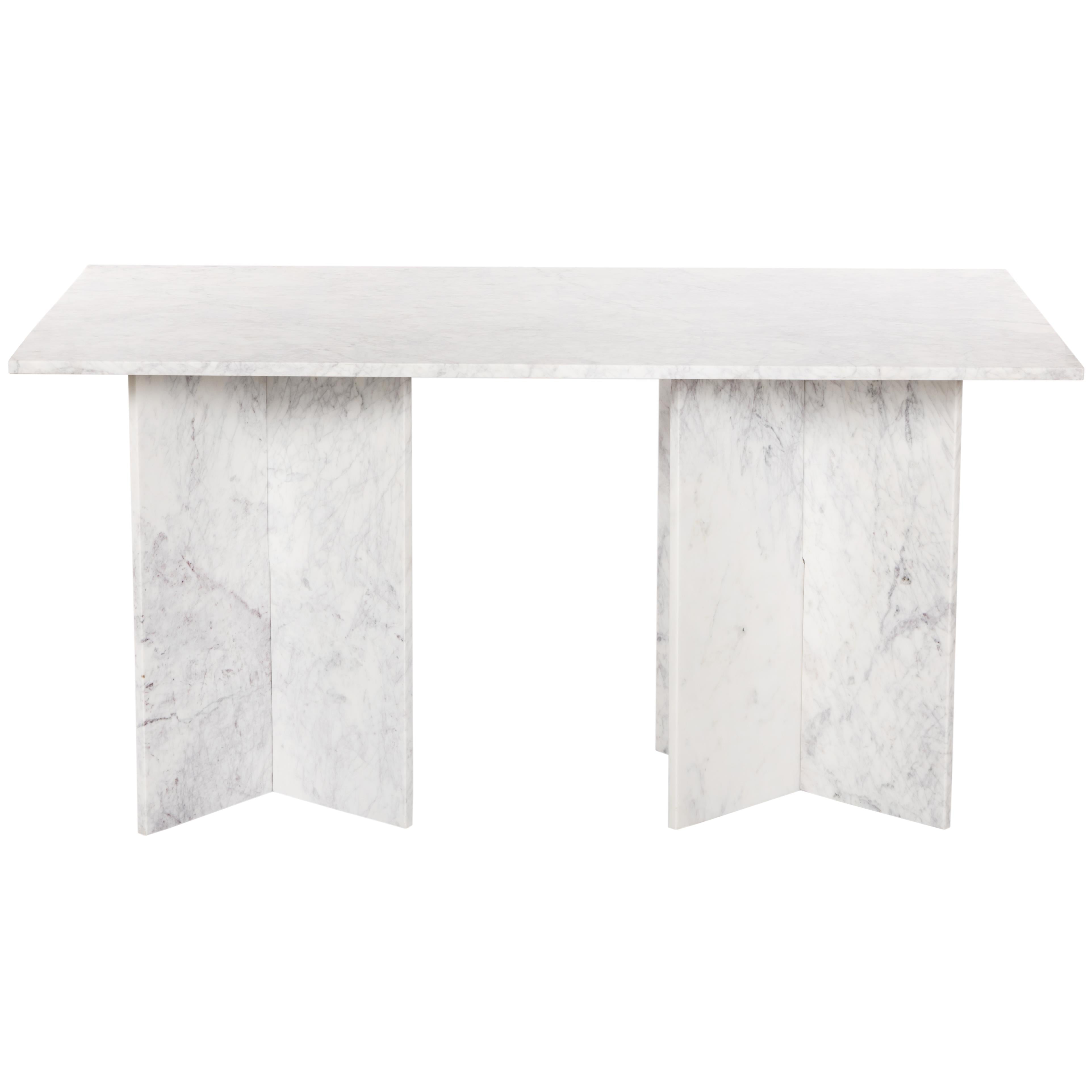 Meridian Verona White Dining Table (3 Boxes)