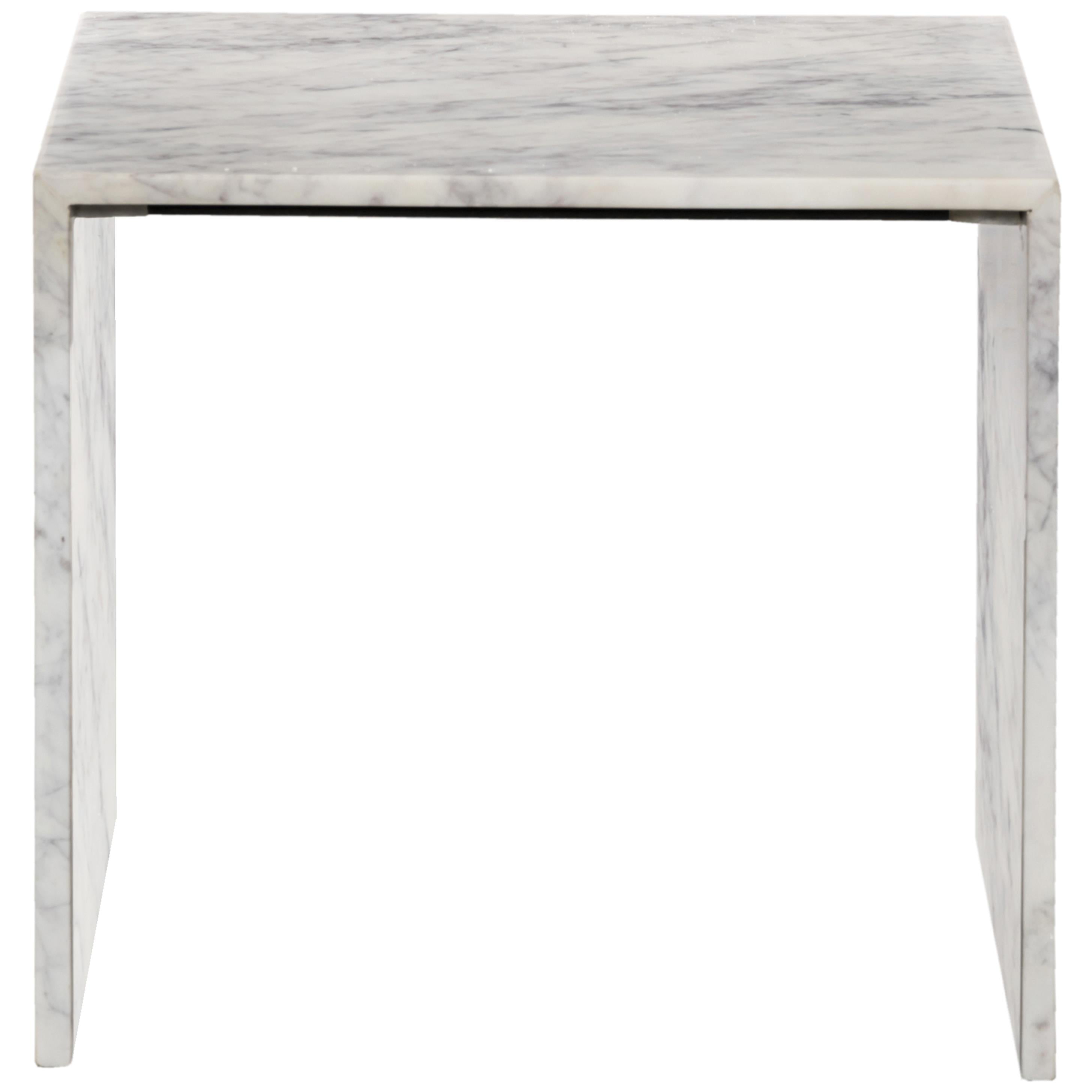 Meridian Canova White End Table