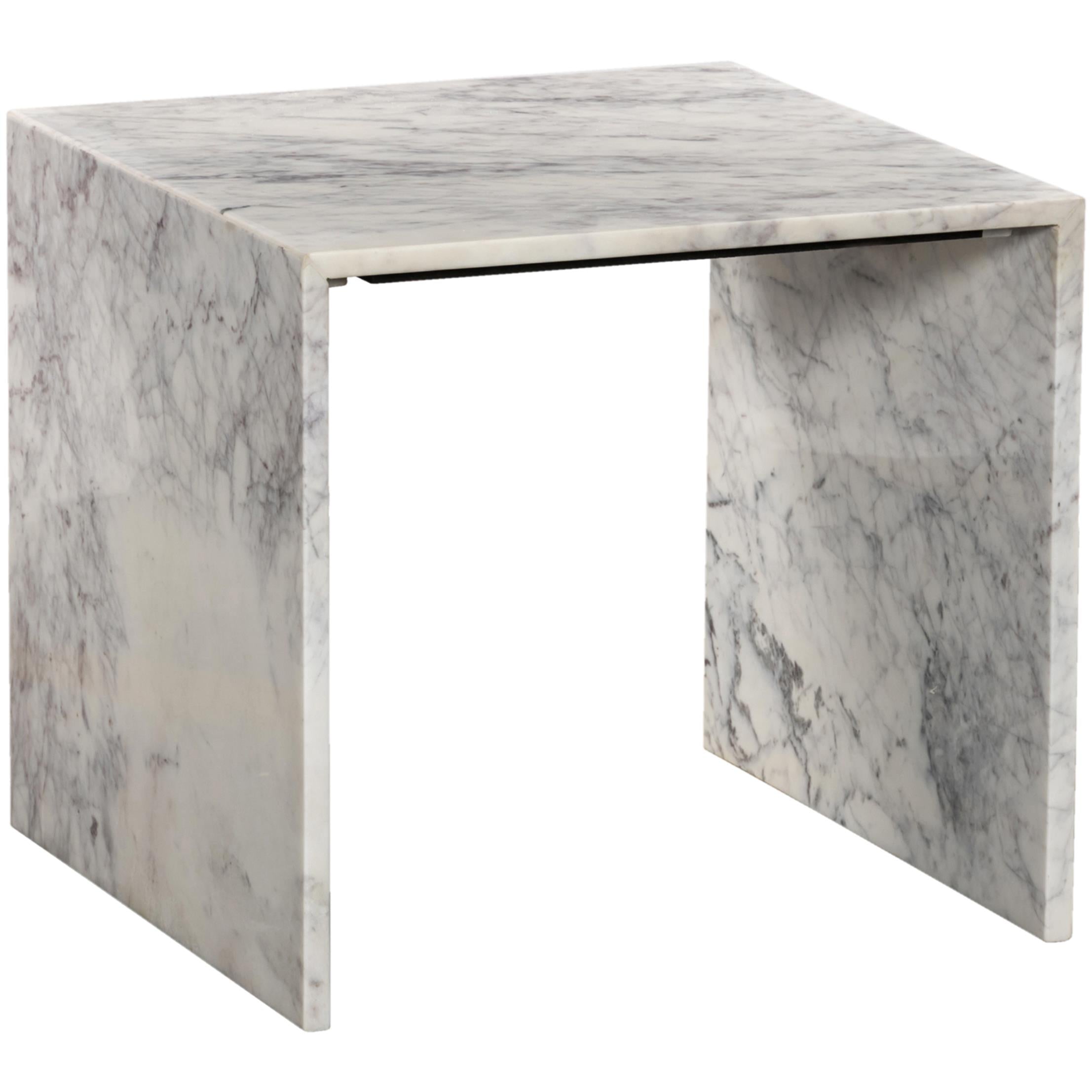 Meridian Canova White End Table