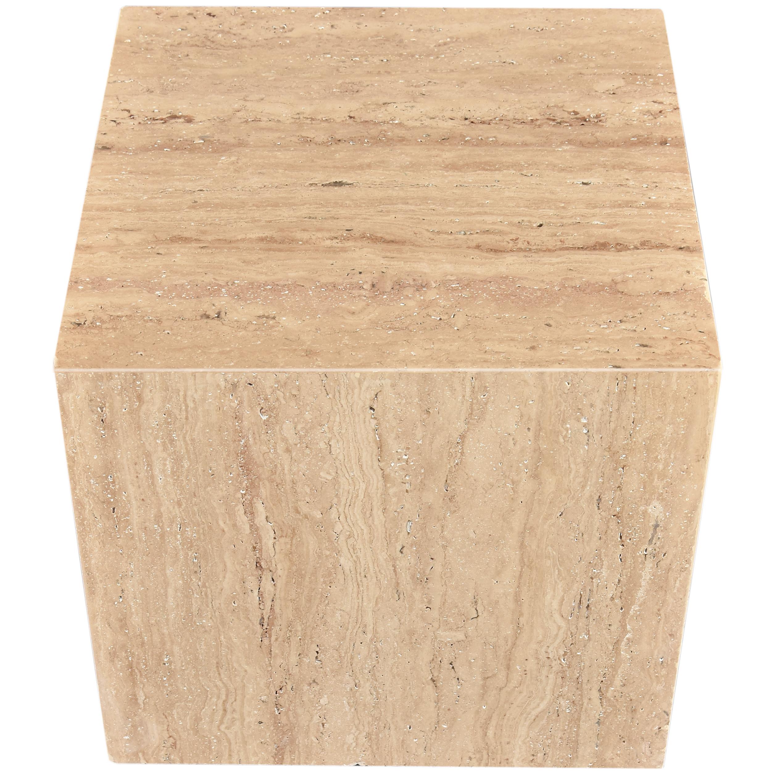 Meridian Bolzano Beige End Table