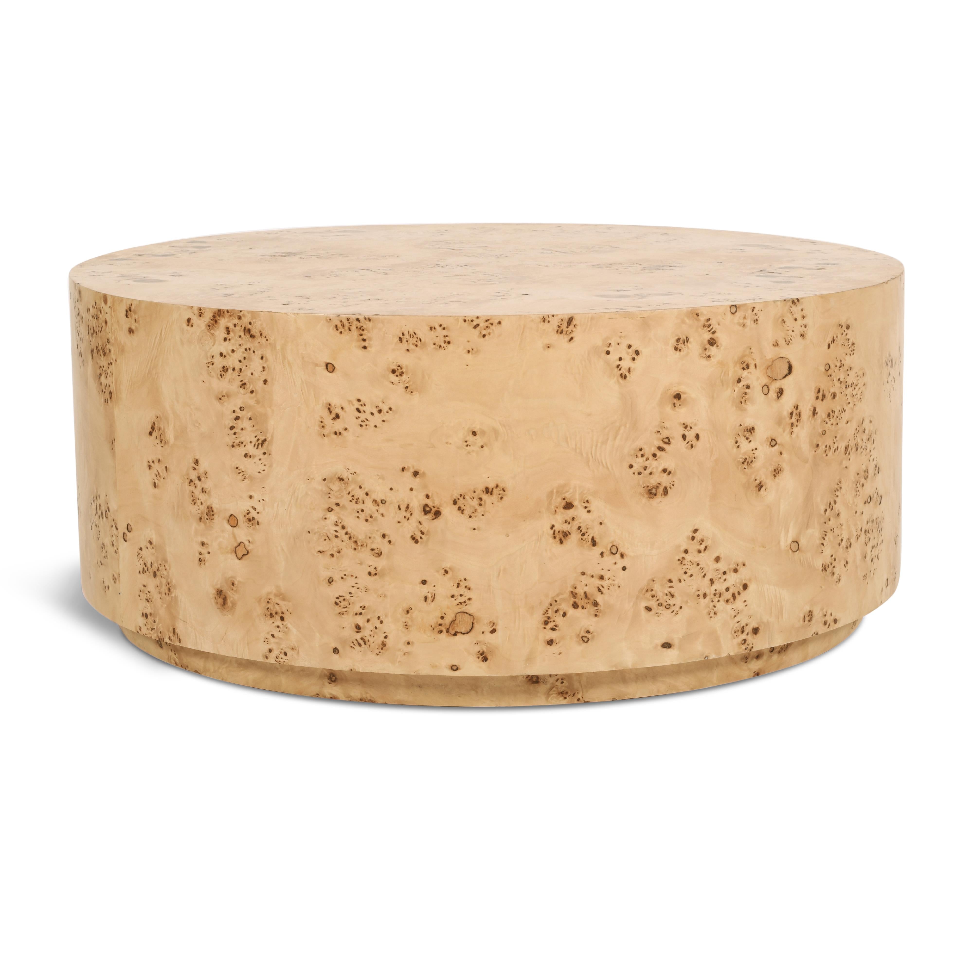 Meridian Burl Natural Ash Coffee Table