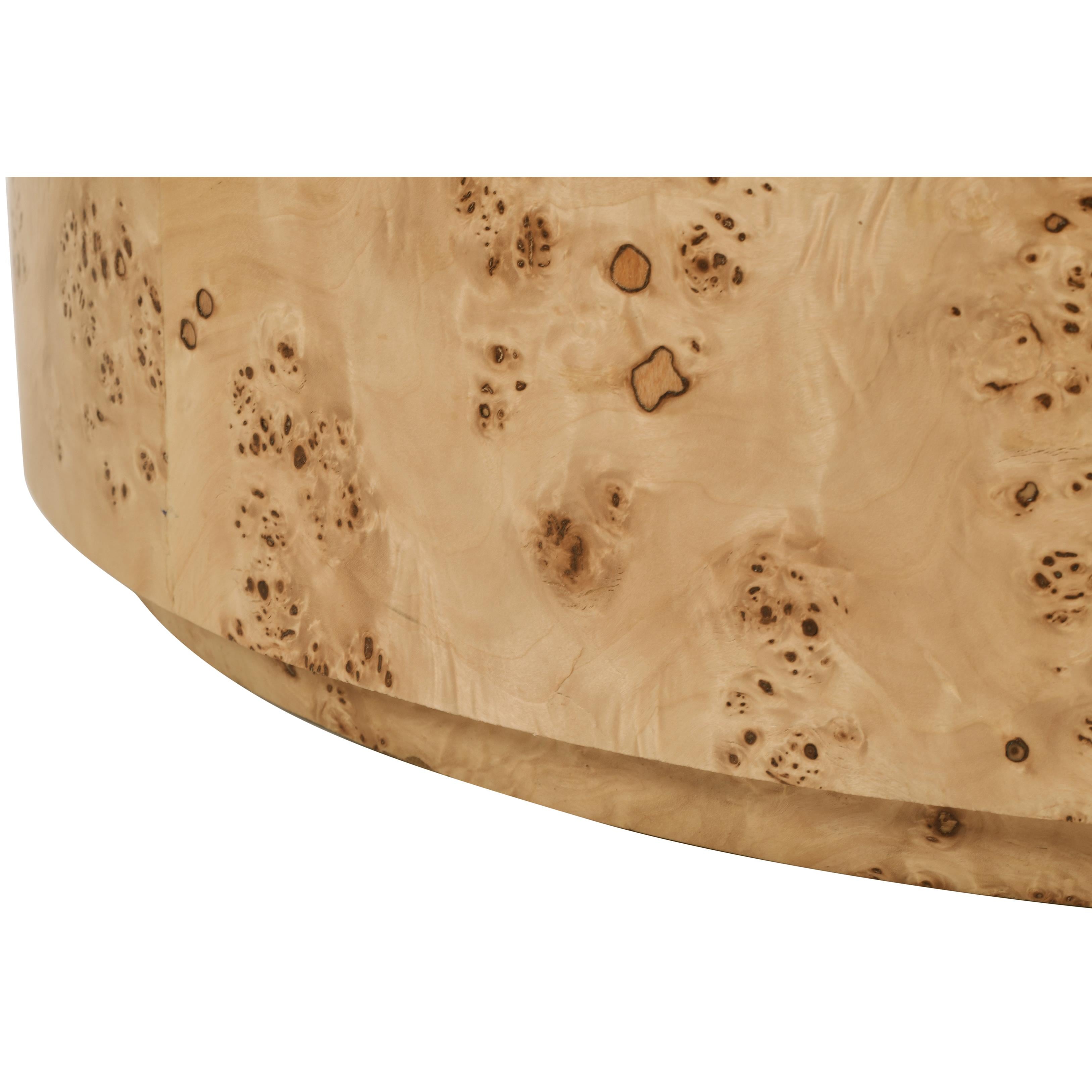 Meridian Burl Natural Ash Coffee Table