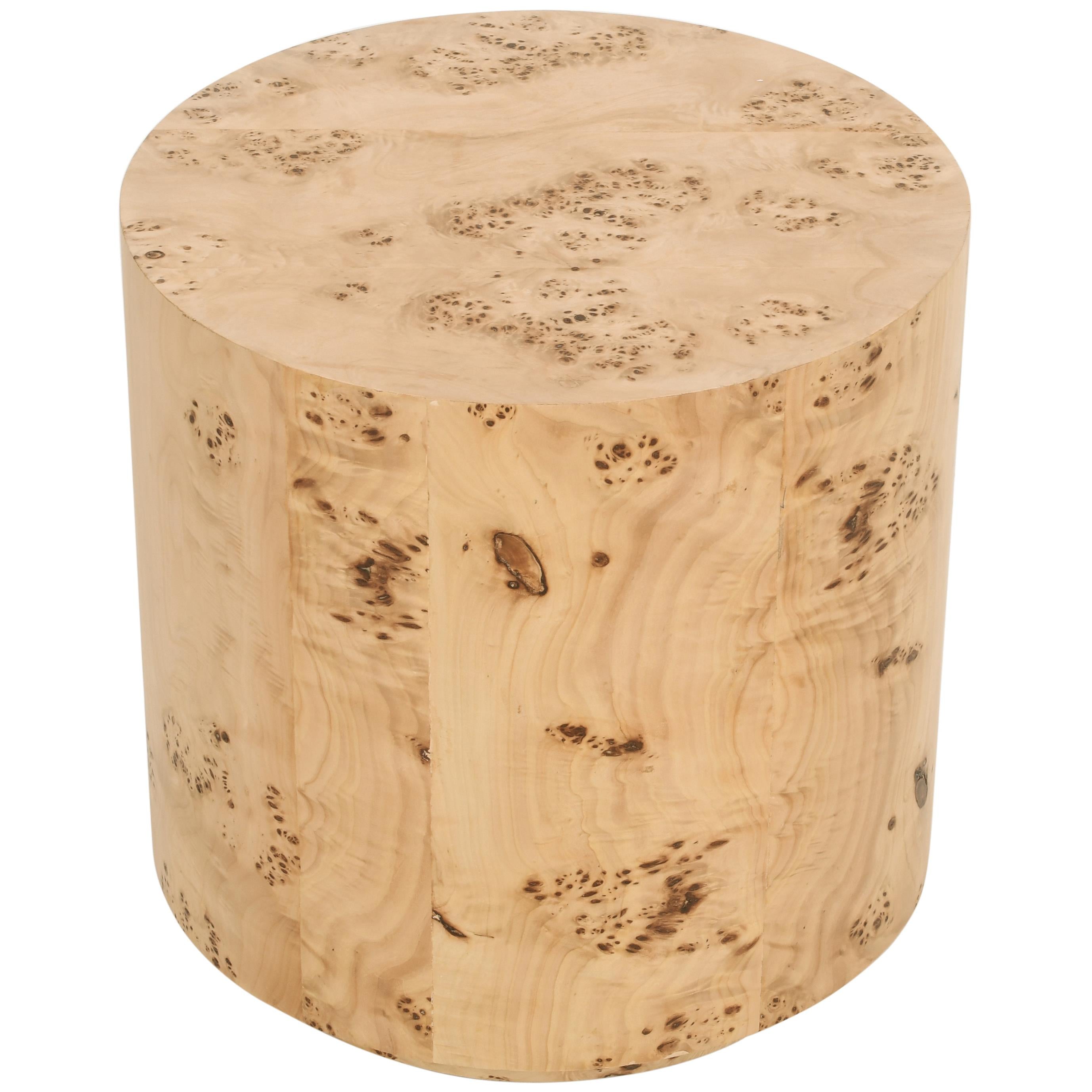 Meridian Burl Natural Ash End Table