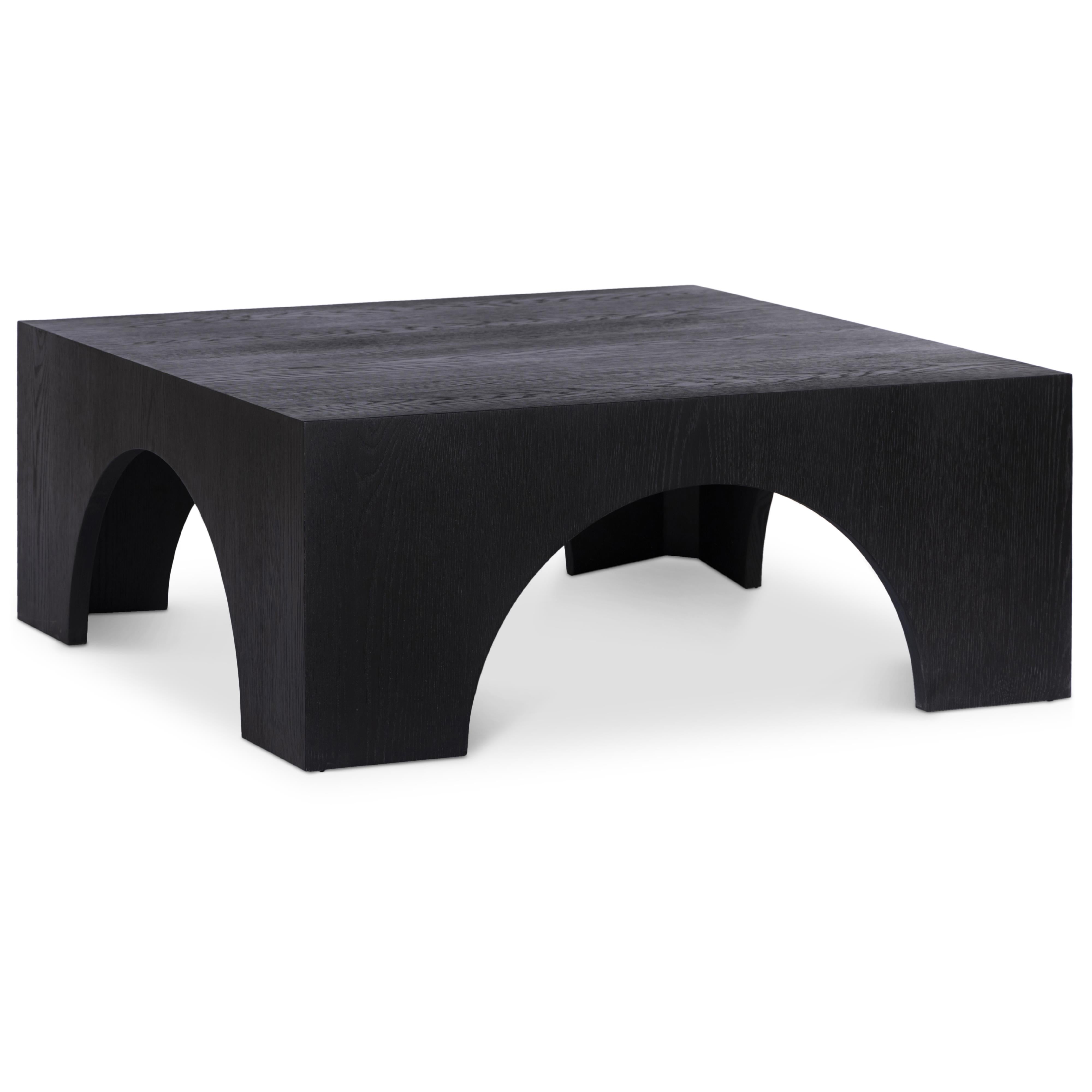 Meridian Arch Black Coffee Table