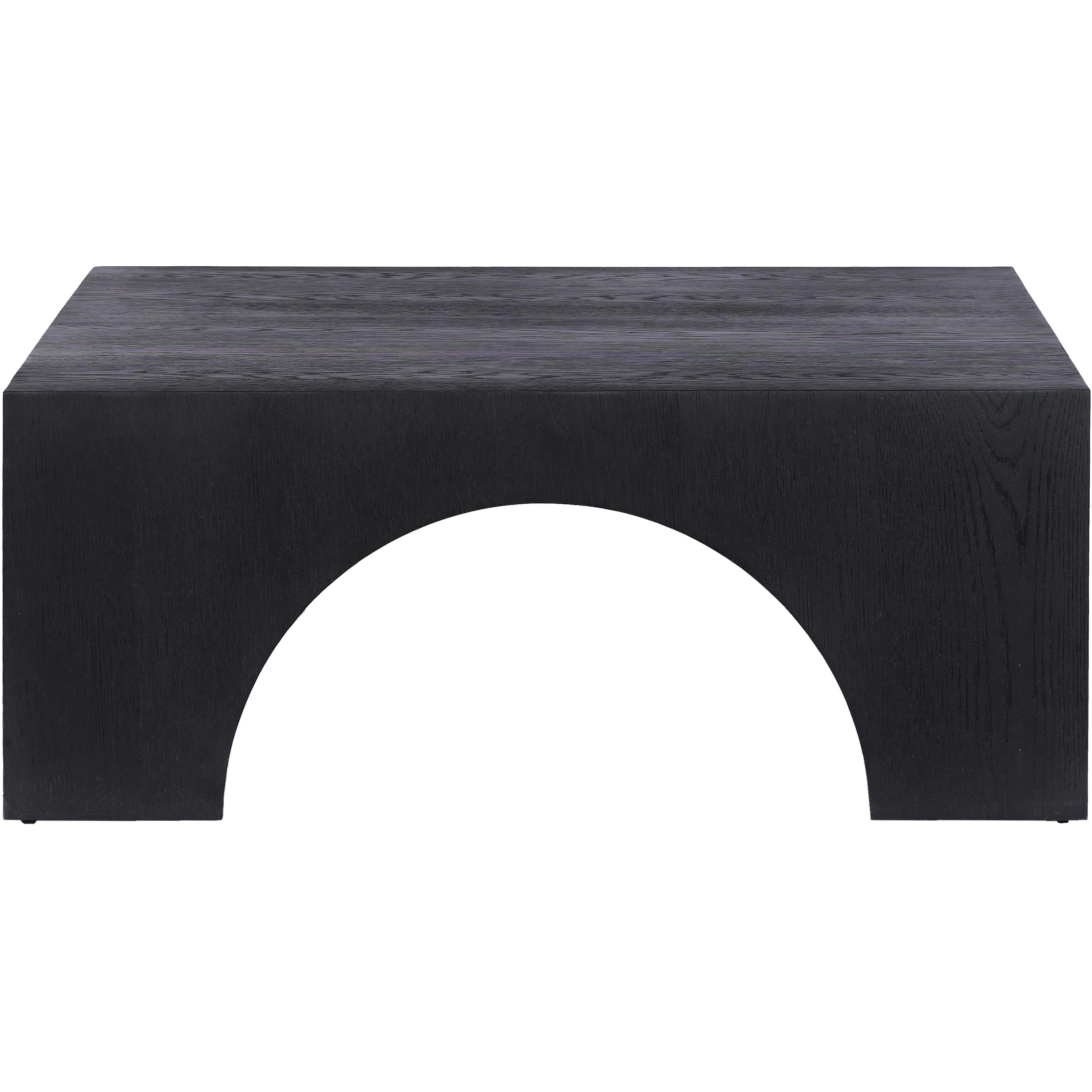 Meridian Arch Black Coffee Table