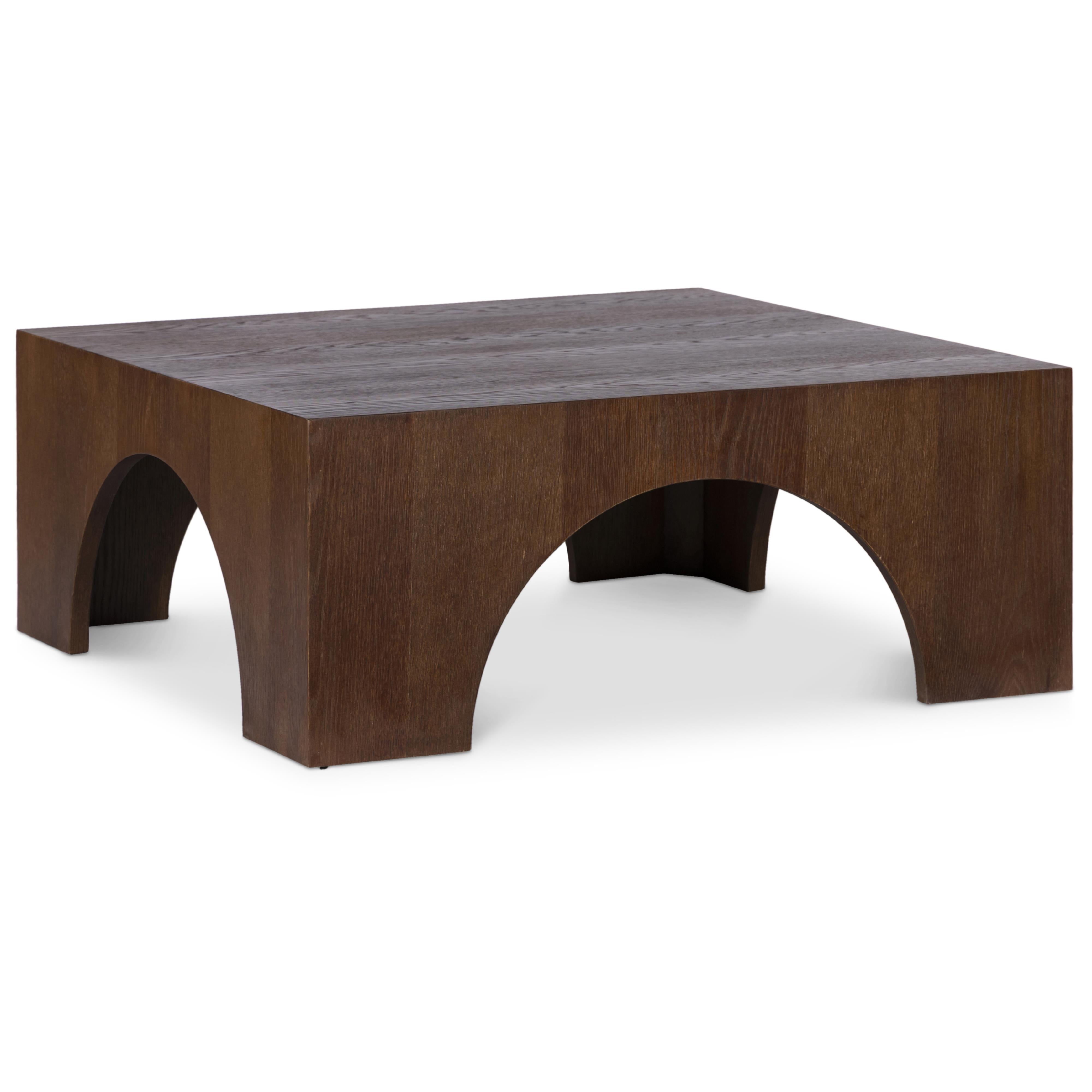 Meridian Arch Brown Coffee Table