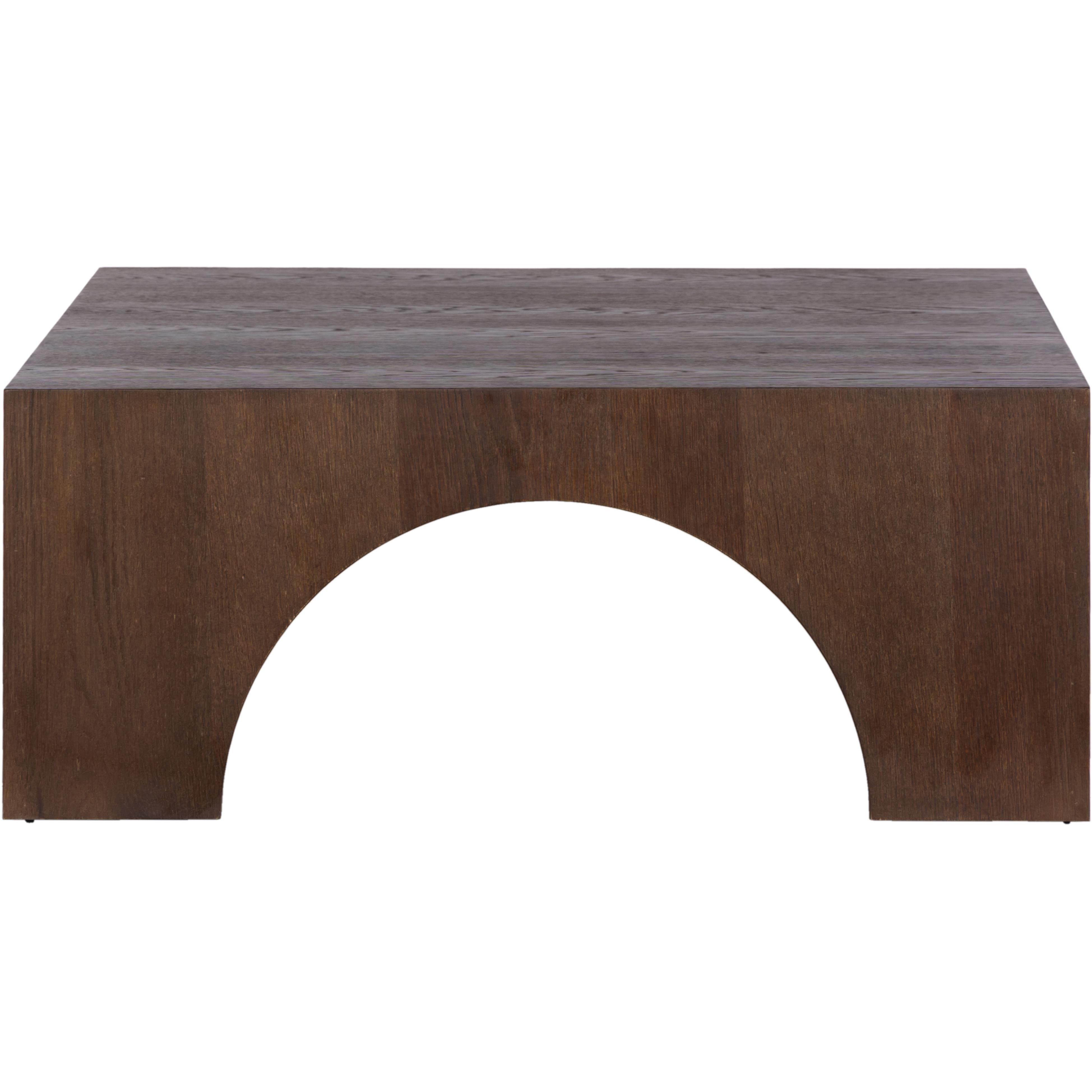 Meridian Arch Brown Coffee Table