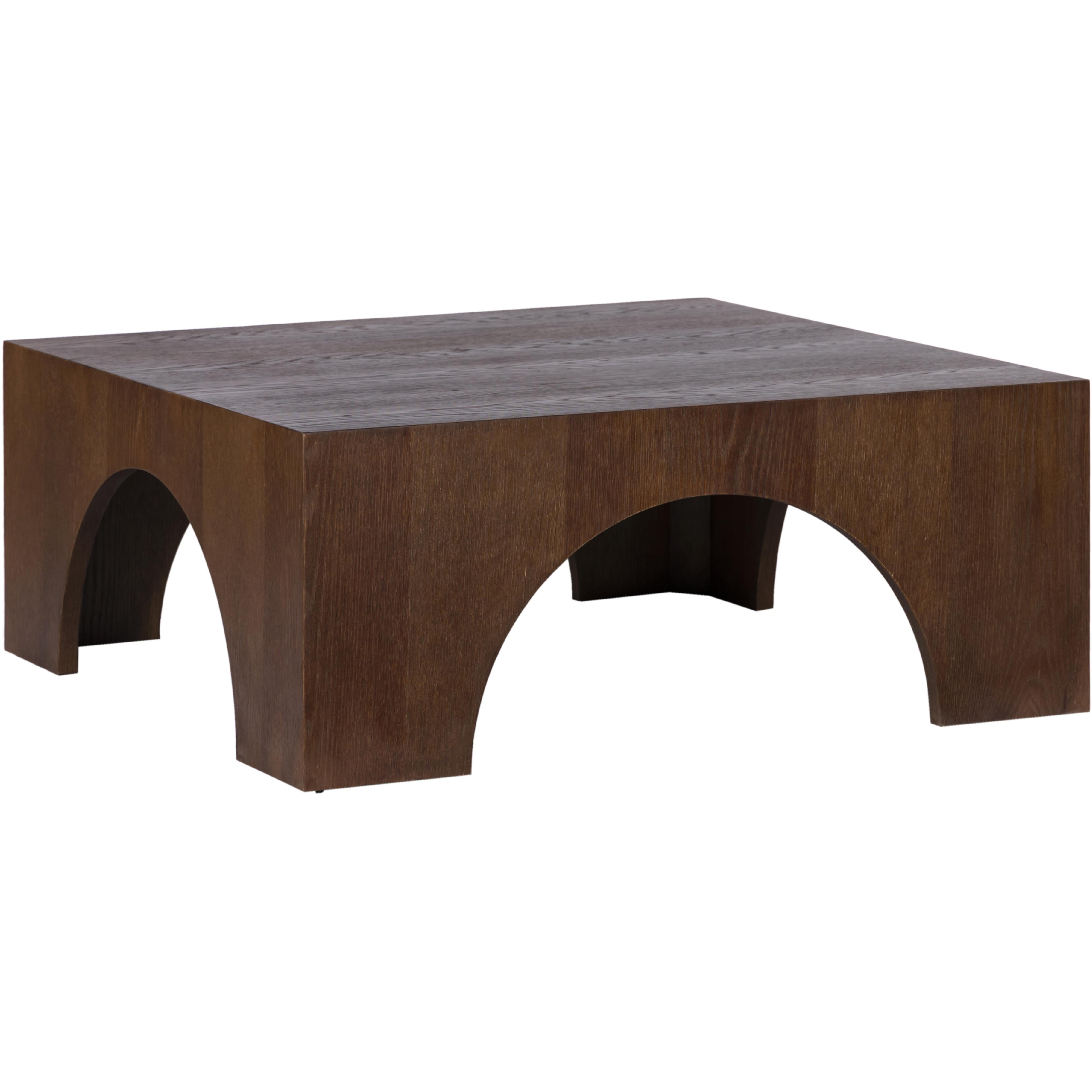 Meridian Arch Brown Coffee Table