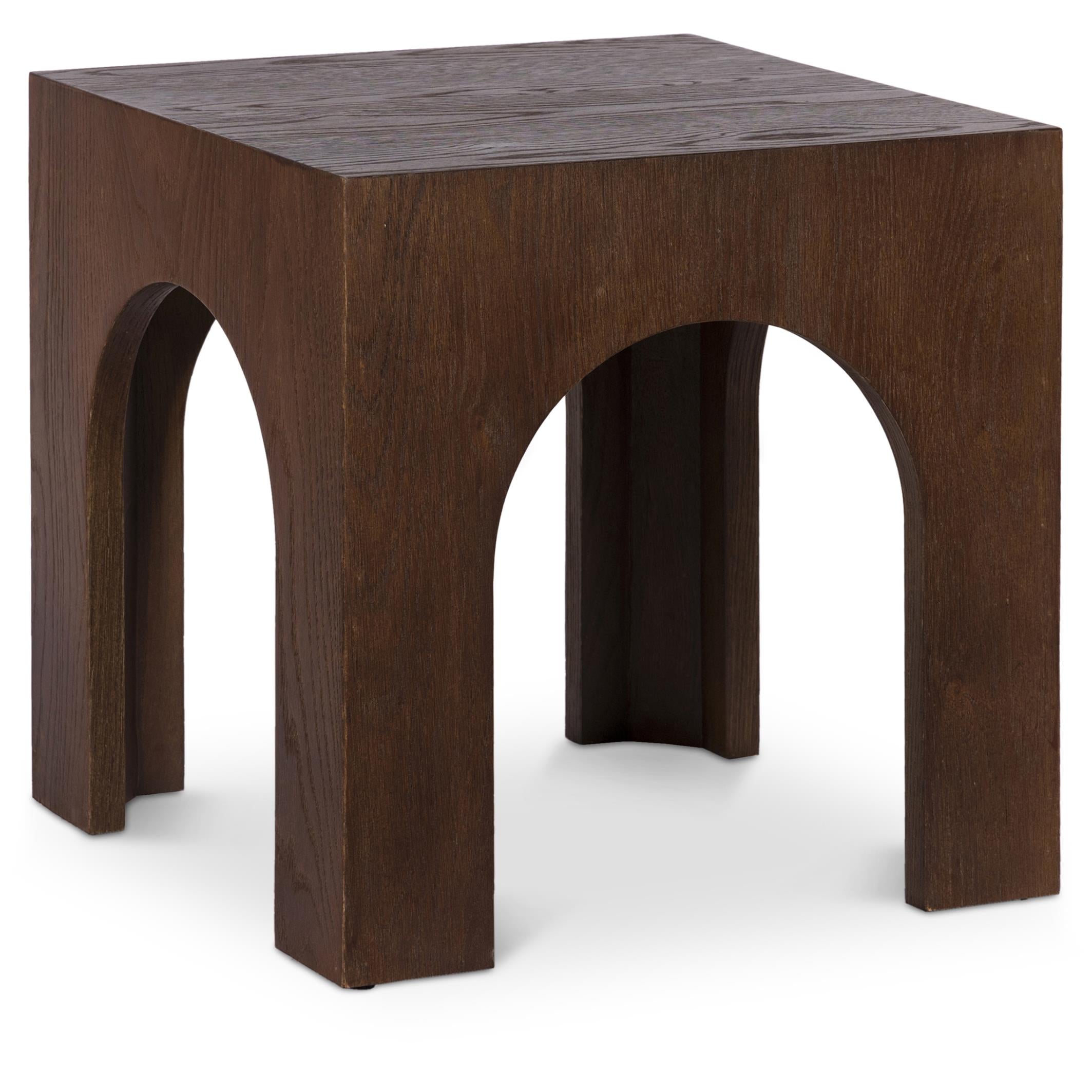 Meridian Arch Brown End Table