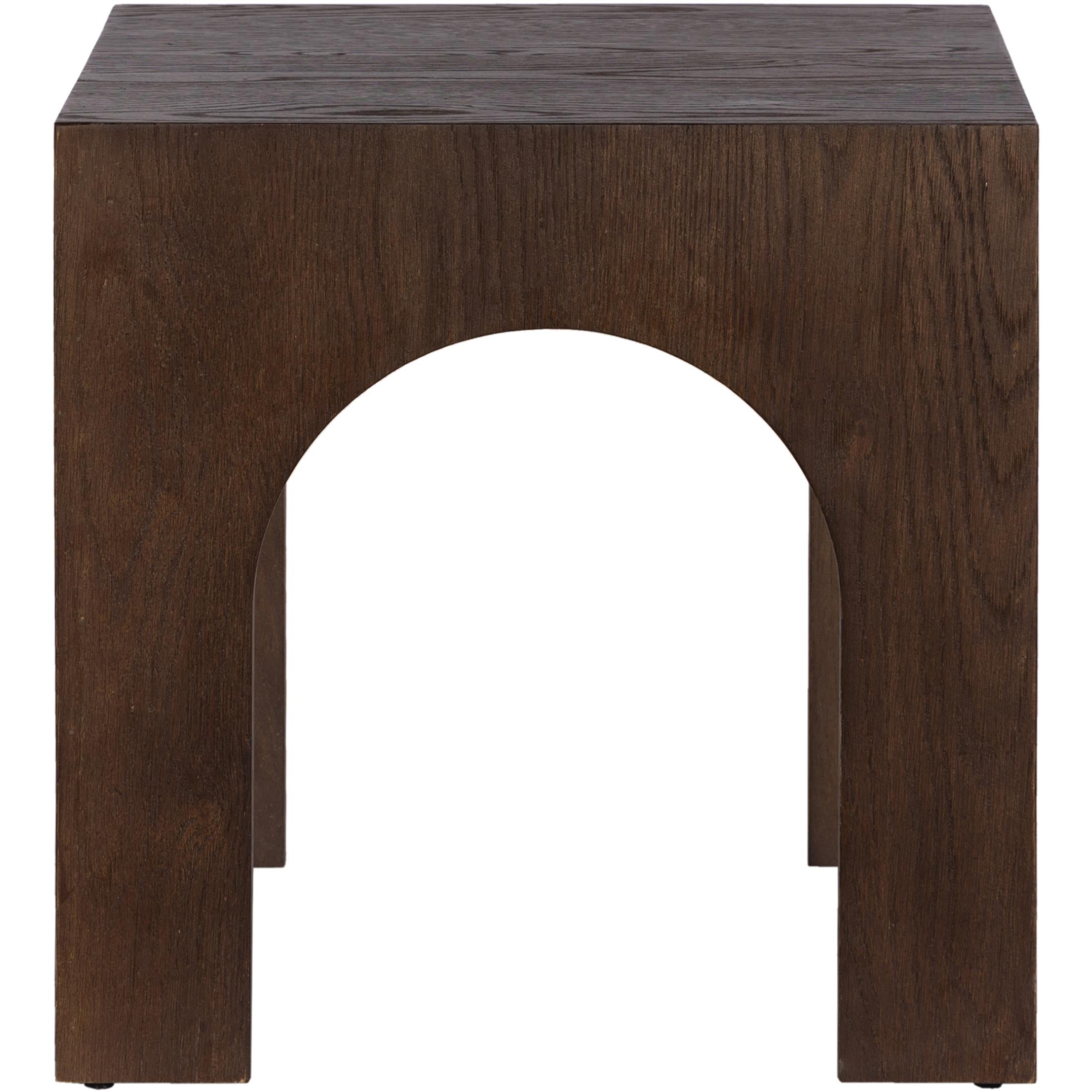 Meridian Arch Brown End Table